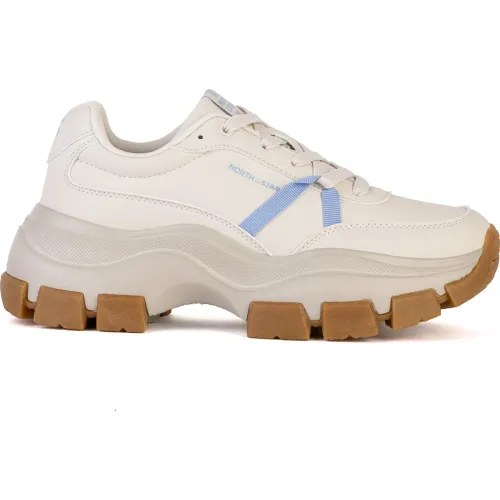 Zapatillas North Star Urbanas Mujer Boor color beige | Platanitos