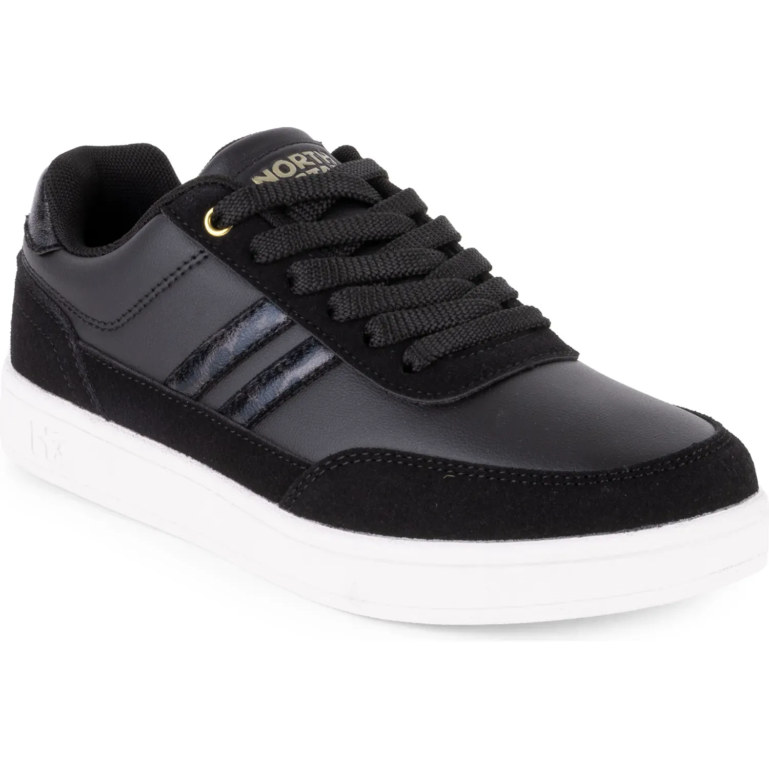 Zapatillas North Star Urbanas Mujer Compus color negro | Platanitos