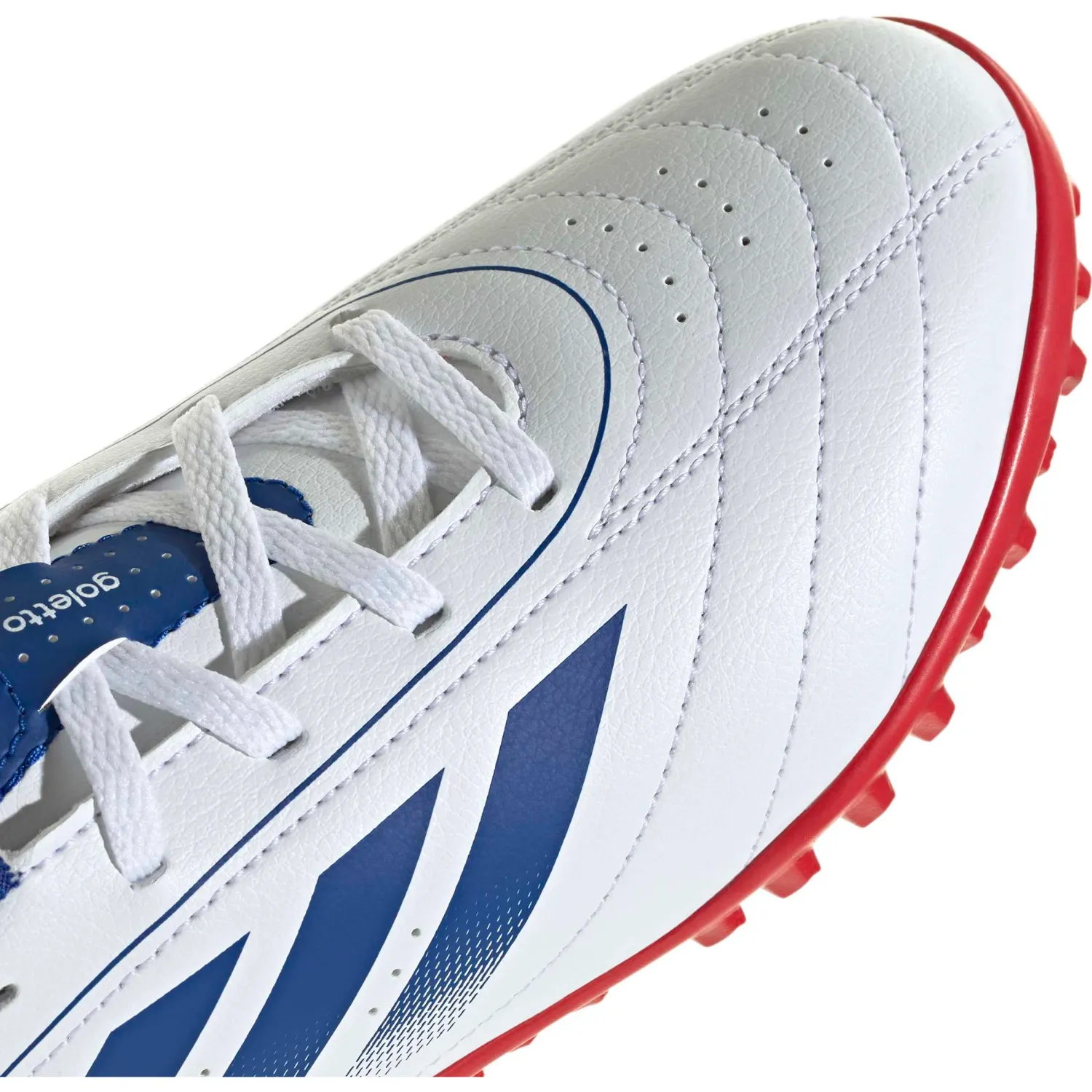 adidas Zapatillas Adidas De Futbol Niños Goletto Ix Tf J color blanco | Platanitos