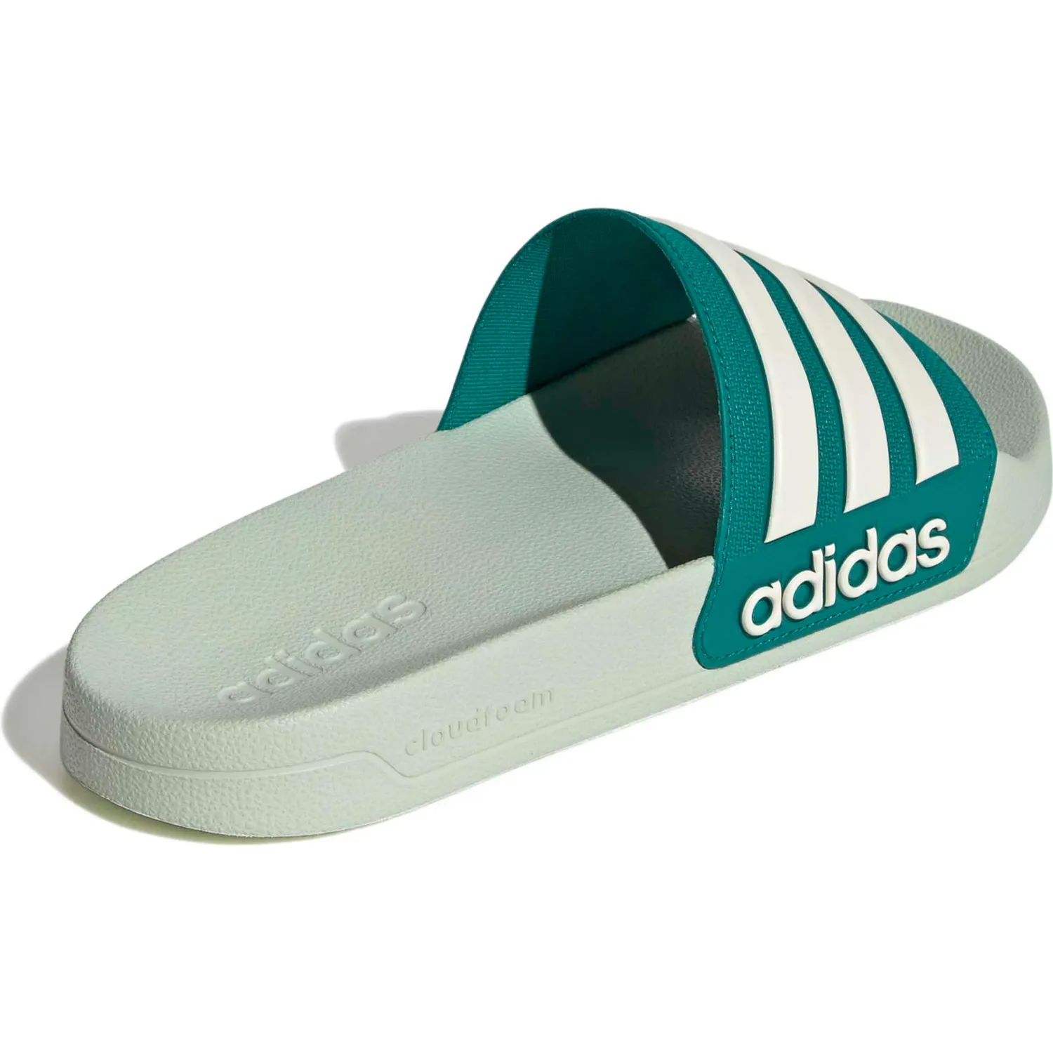 Sandalias Adidas Deportivas Unisex Adilette Shower color verde | Platanitos