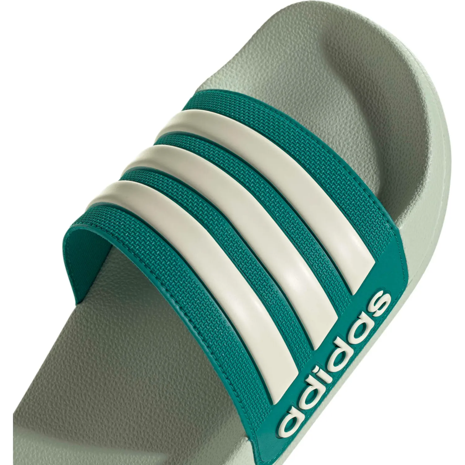 Sandalias Adidas Deportivas Unisex Adilette Shower color verde | Platanitos