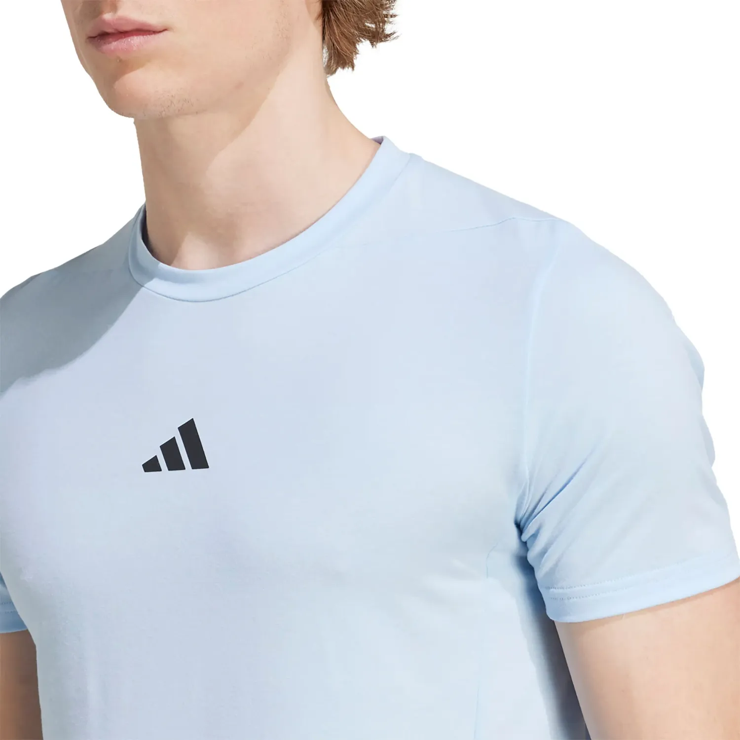 adidas Polo Adidas Training Hombre D4t Tee color azul | Platanitos