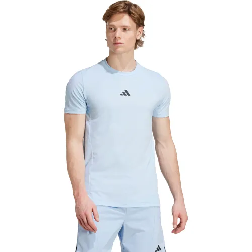 Polo Adidas Training Hombre D4t Tee color azul | Platanitos