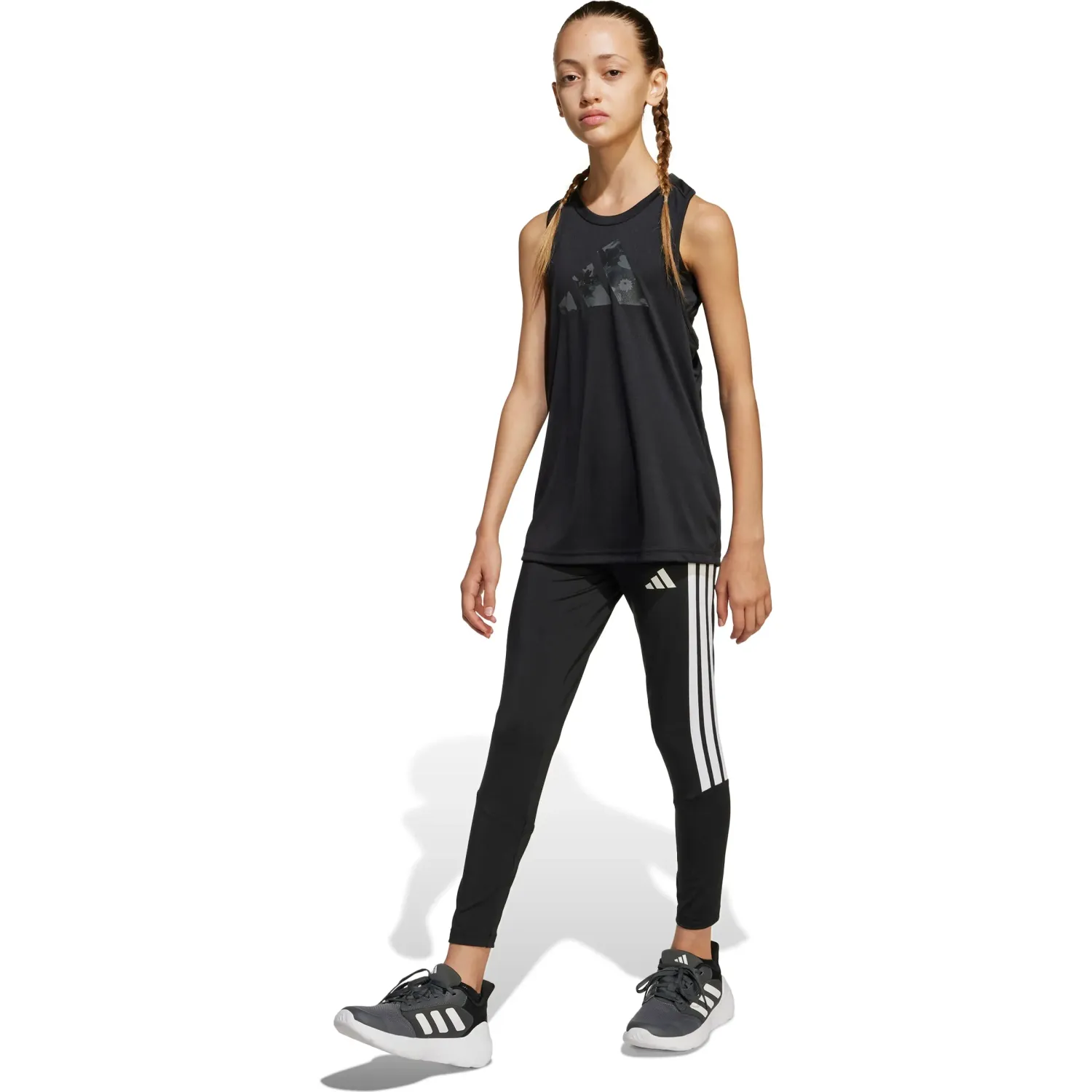 adidas Leggins Adidas Training Juvenil Jg Tr-Es 3s Leg color negro | Platanitos