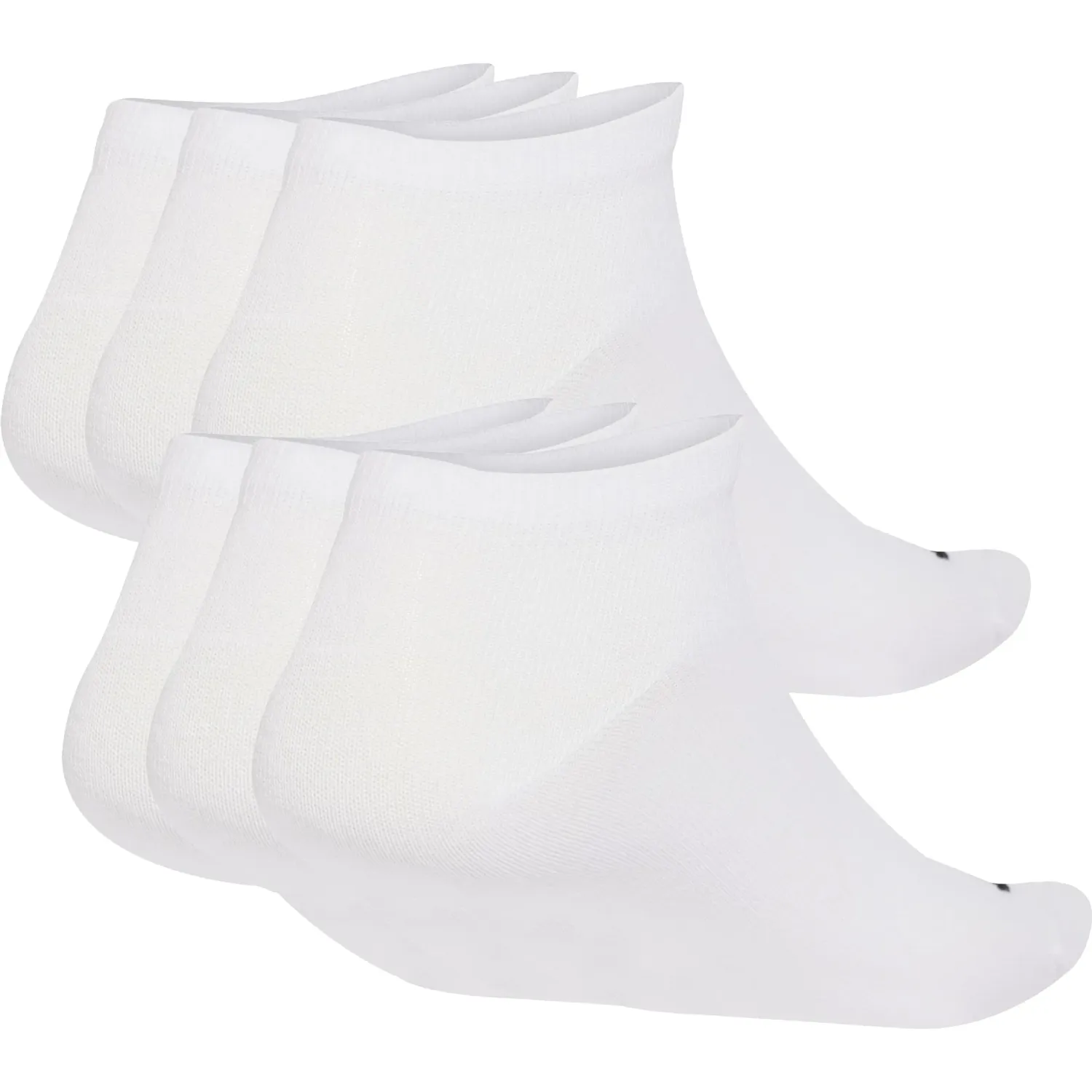 Medias Adidas Deportivo Unisex T Lin Low 6p color blanco | Platanitos