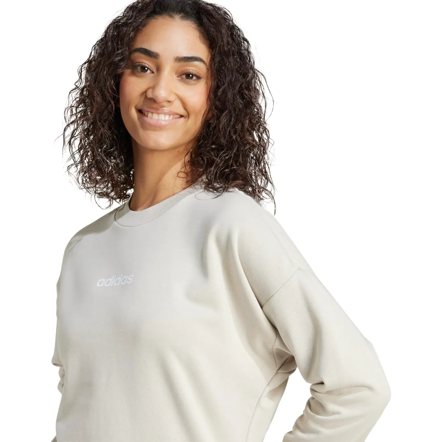 adidas Polo Adidas Deportivo Mujer W Lin Ft Swt color plomo | Platanitos