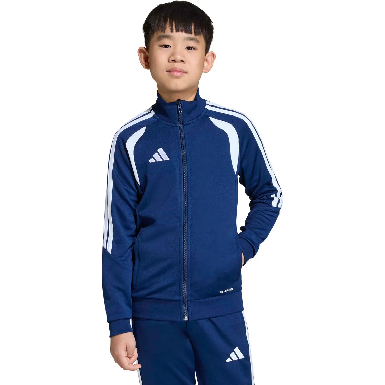 Casaca Adidas De Futbol Juvenil Tiro26l Tr Jkty color navy | Platanitos