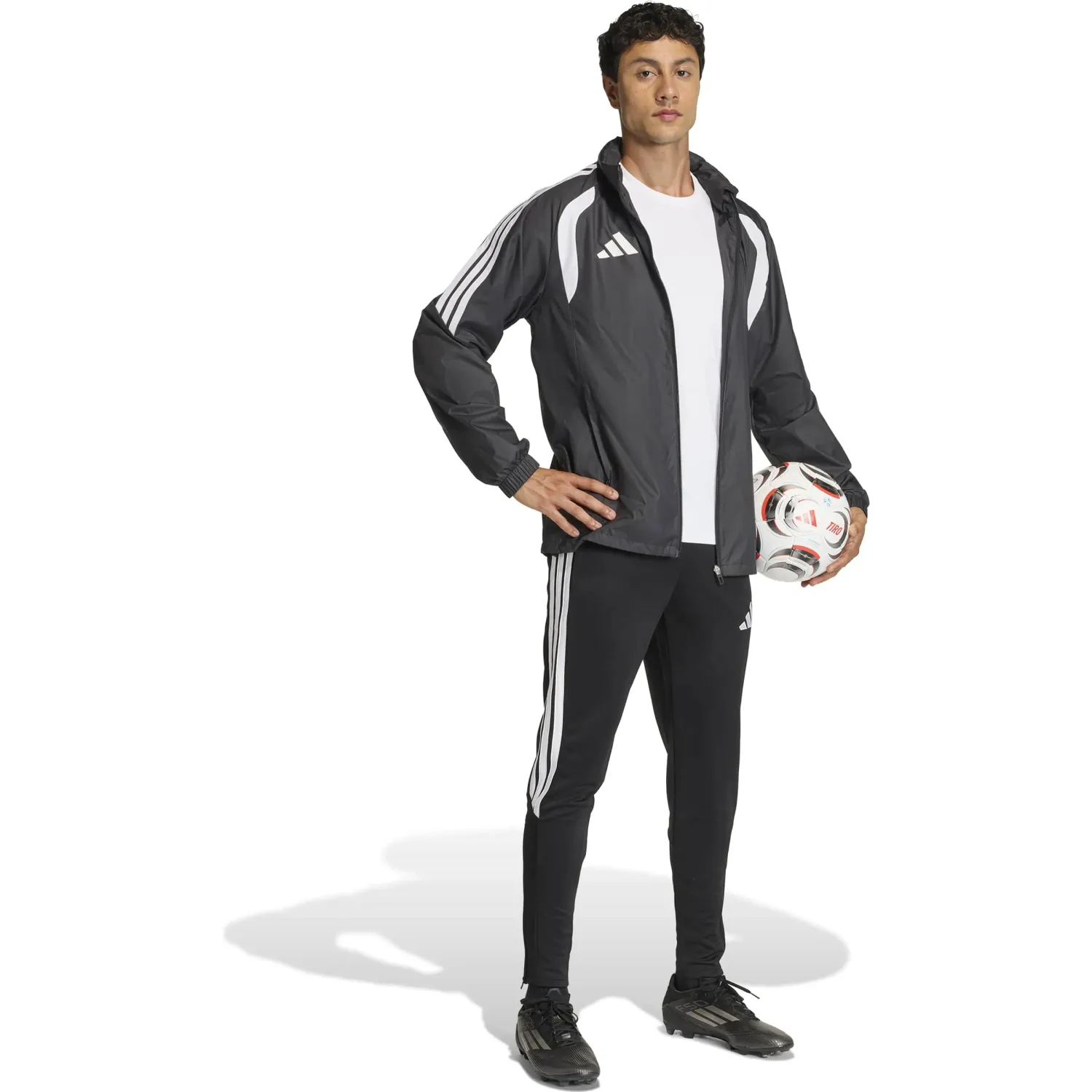 adidas Casaca Adidas De Futbol Hombre Tiro26l Wb color negro | Platanitos