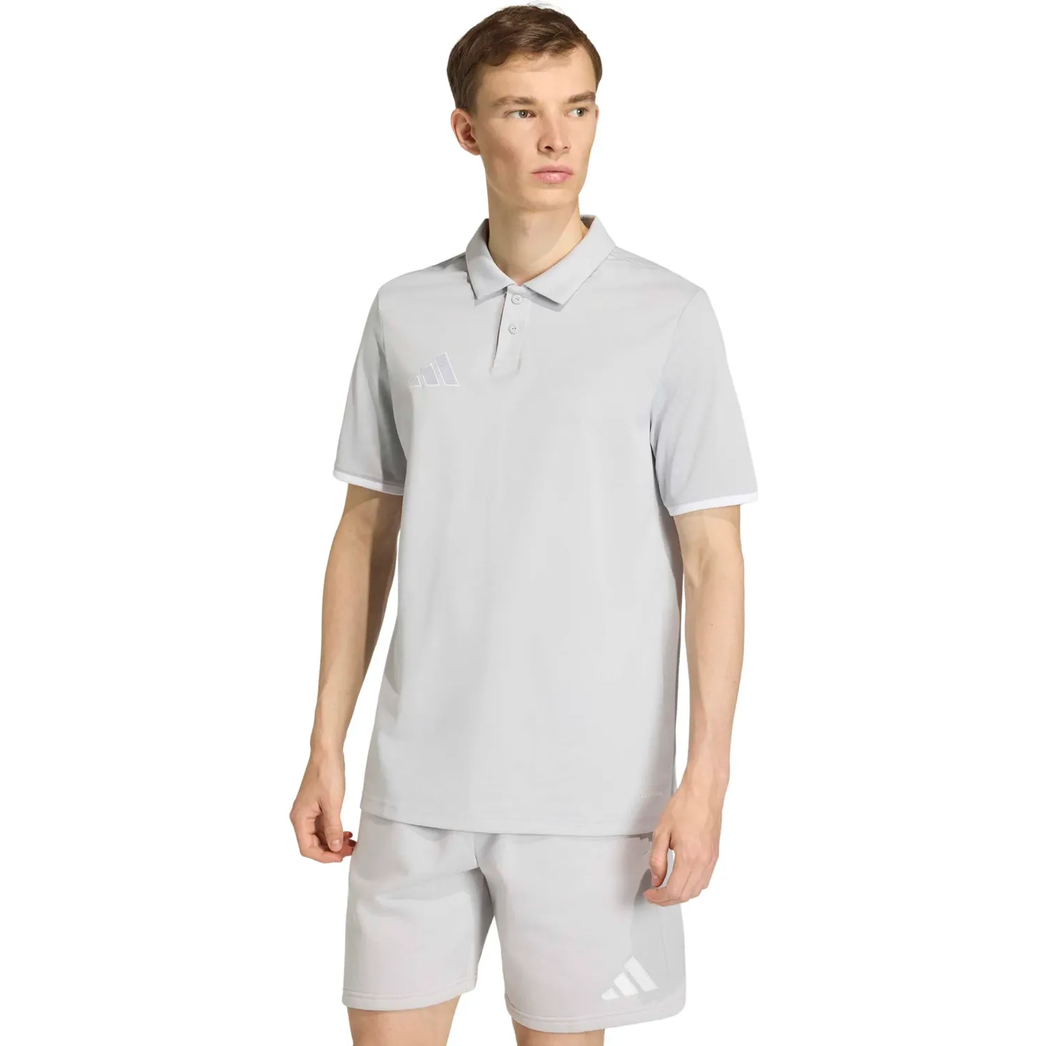 Polo Adidas De Futbol Hombre Ent26 Polo color gris | Platanitos