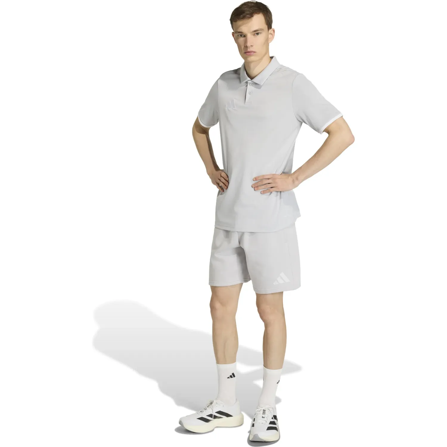 Polo Adidas De Futbol Hombre Ent26 Polo color gris | Platanitos