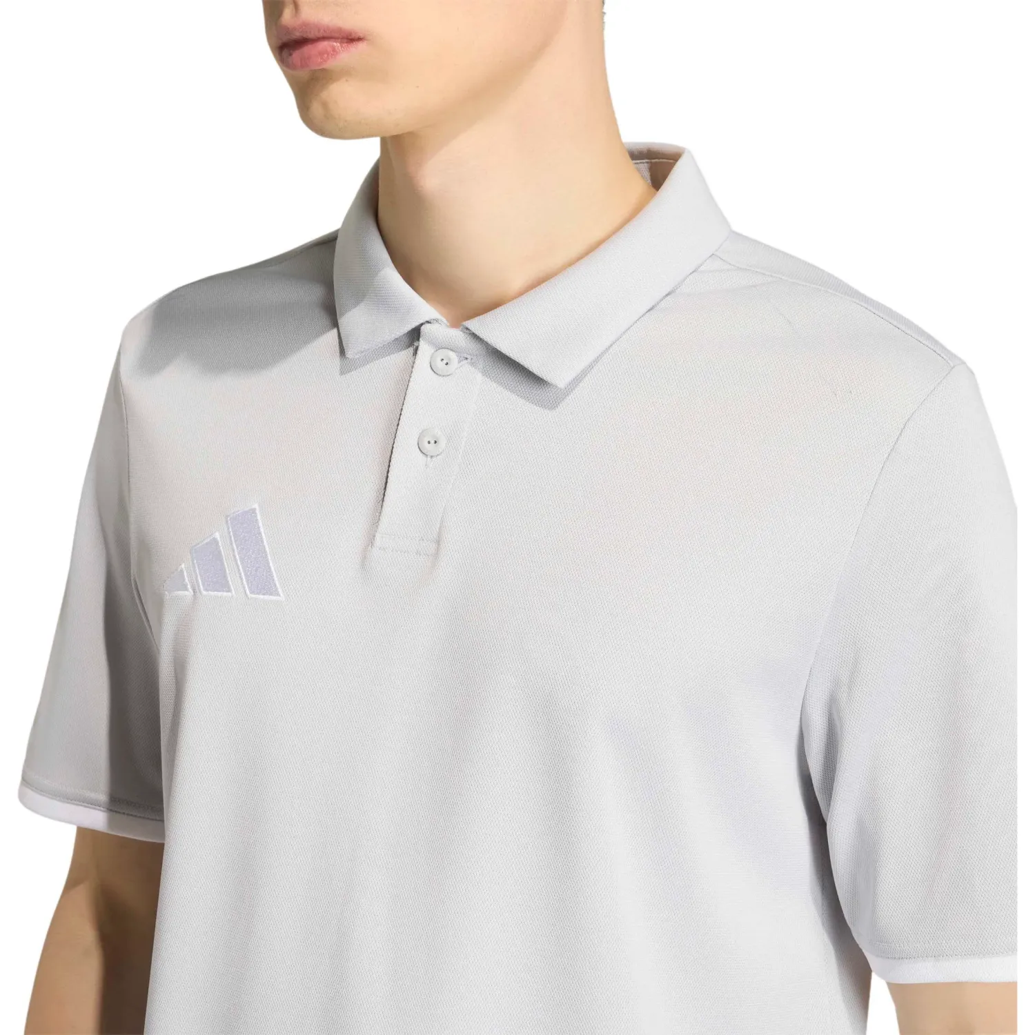 Polo Adidas De Futbol Hombre Ent26 Polo color gris | Platanitos