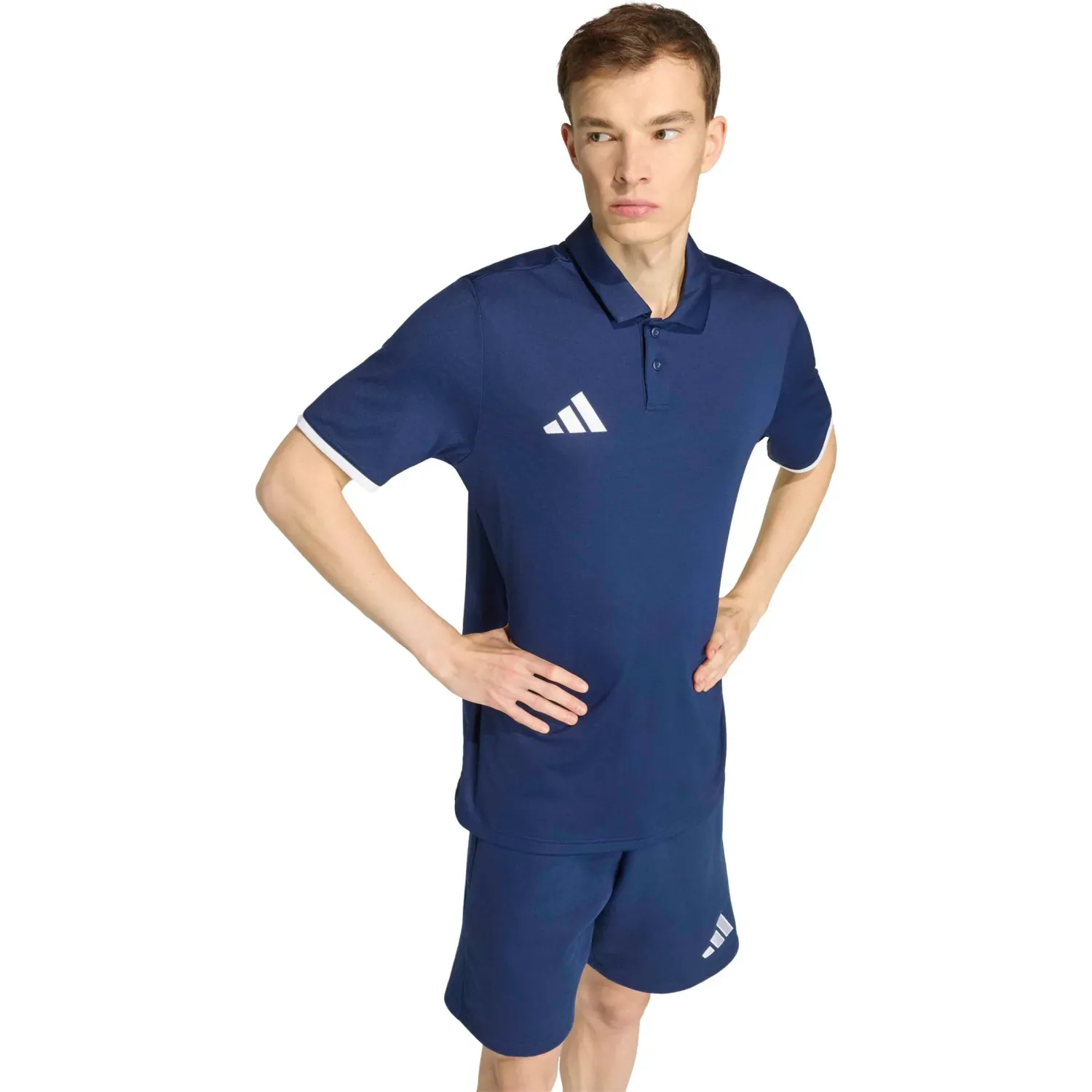 Polo Adidas De Futbol Hombre Ent26 Polo color navy | Platanitos