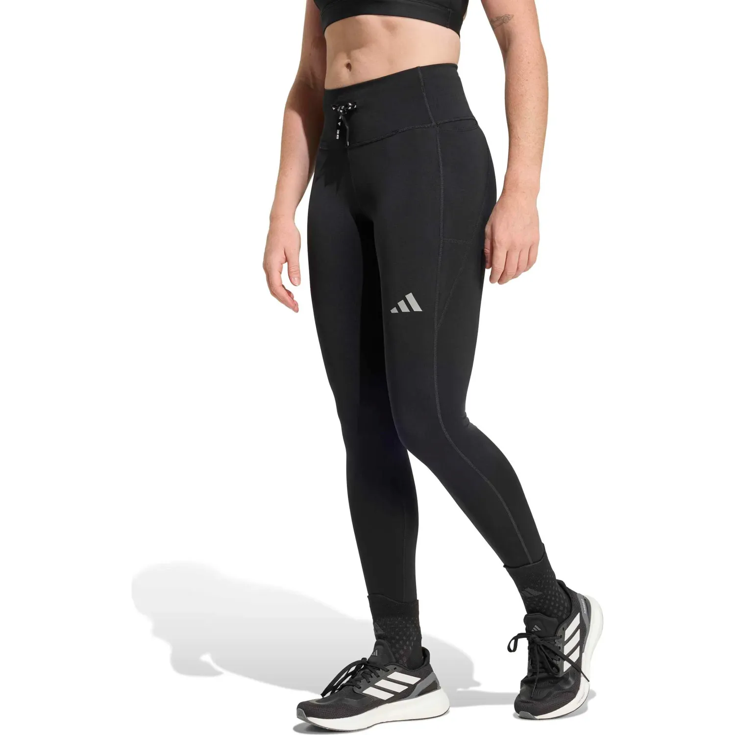 adidas Pantalon Adidas Running Mujer Run Ess 1/1 L color negro | Platanitos