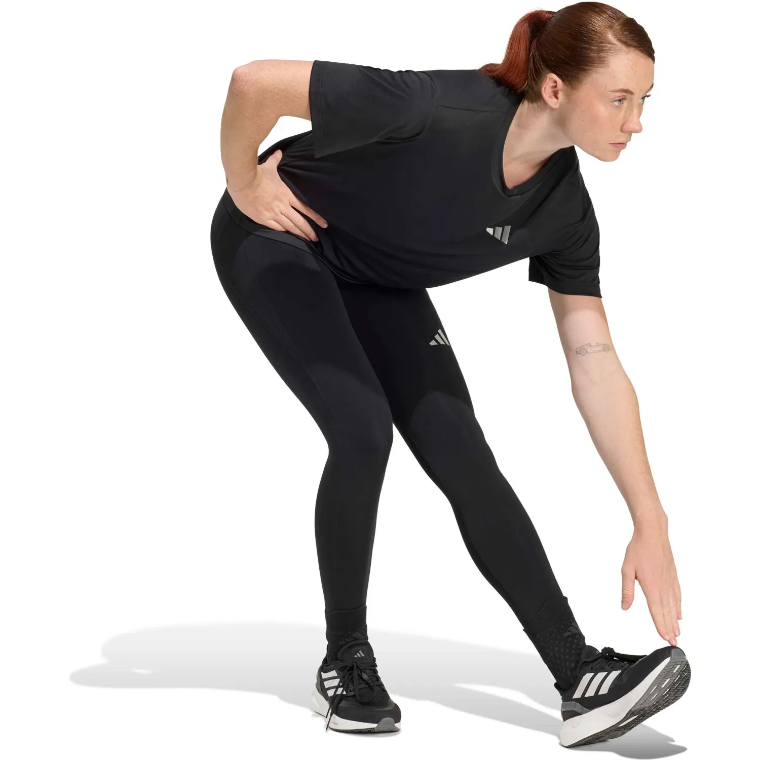 adidas Pantalon Adidas Running Mujer Run Ess 1/1 L color negro | Platanitos