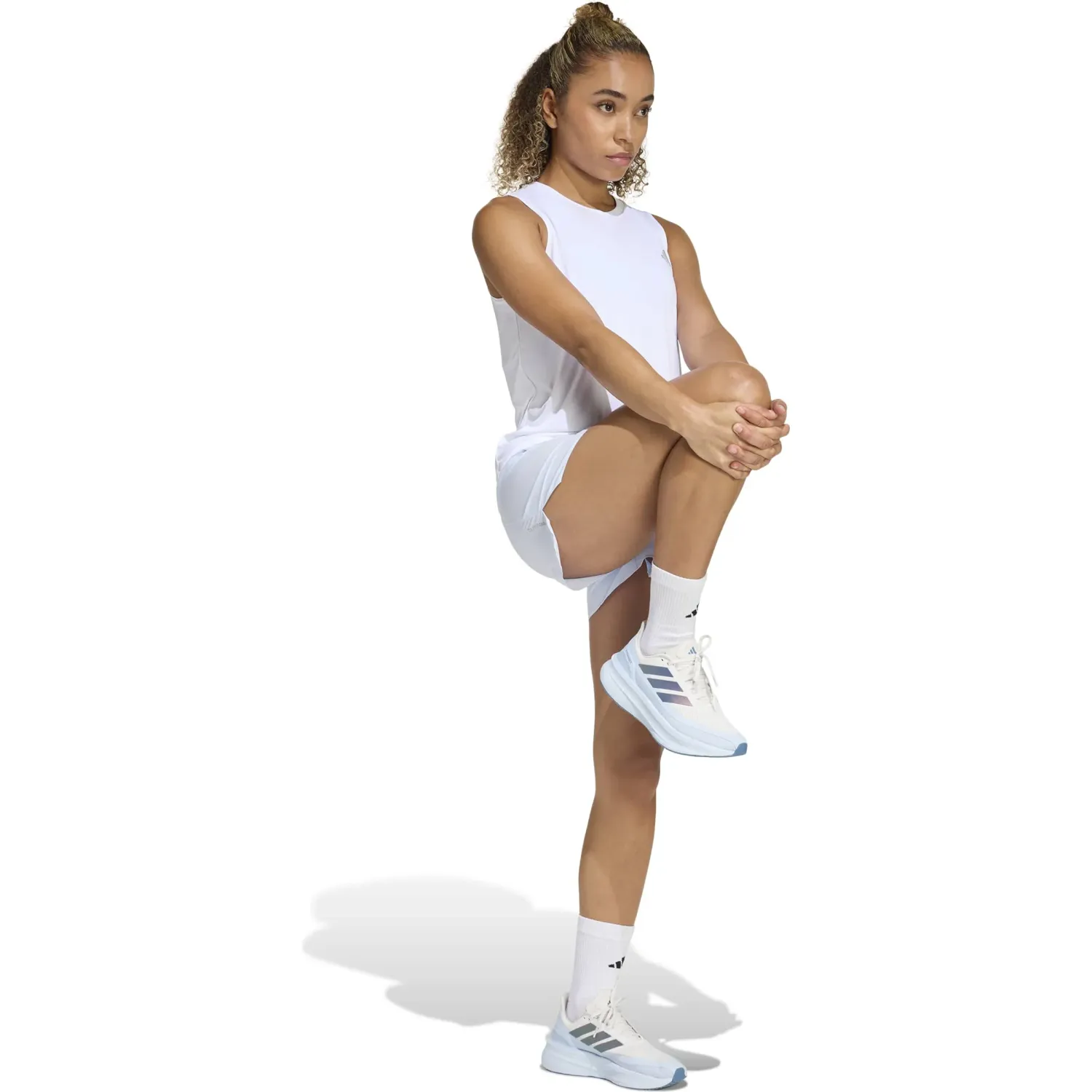 adidas Bividi Adidas Running Mujer Run Ess Tank W color blanco | Platanitos