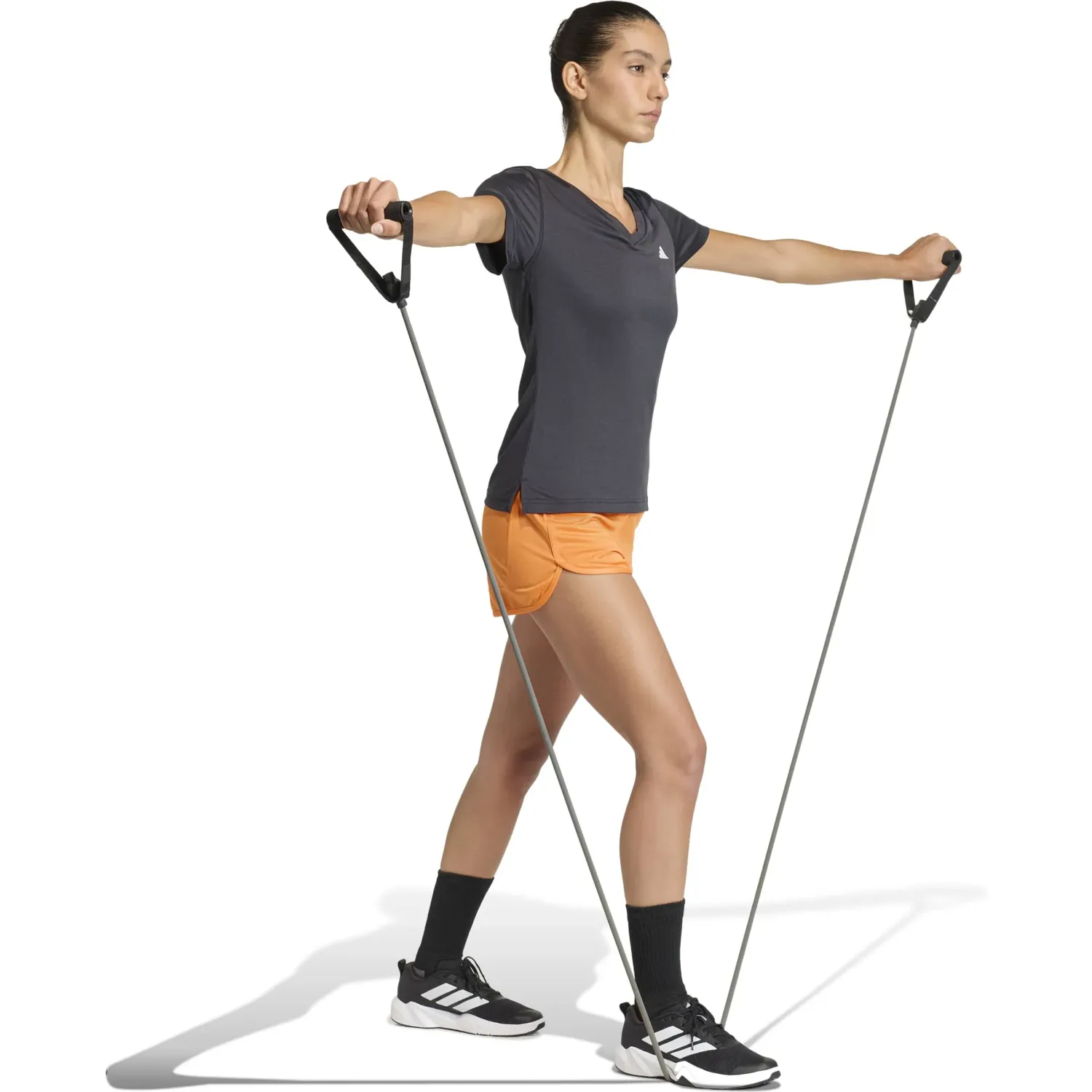 adidas Polo Adidas Training Mujer We Min V Nk Tee color negro | Platanitos