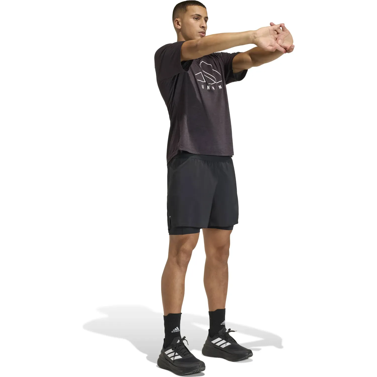adidas Short Adidas Running Hombre Run Ess 21 S M color negro | Platanitos