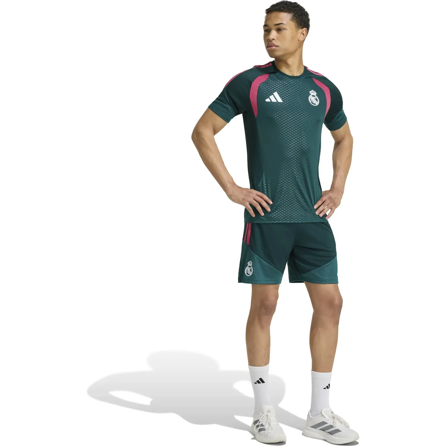 adidas Polo Adidas De Futbol Hombre Real Tr Jsy color verde | Platanitos