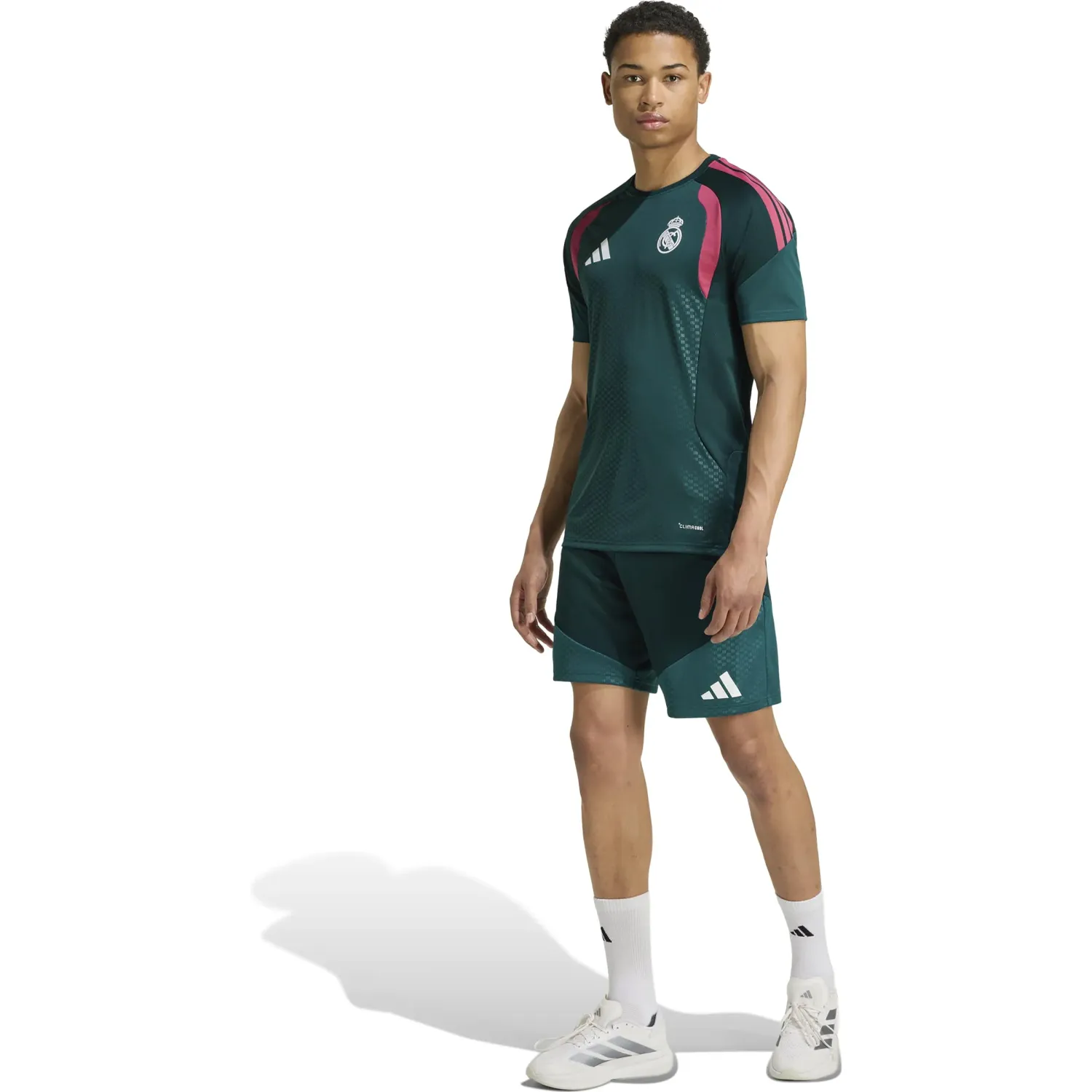 adidas Polo Adidas De Futbol Hombre Real Tr Jsy color verde | Platanitos