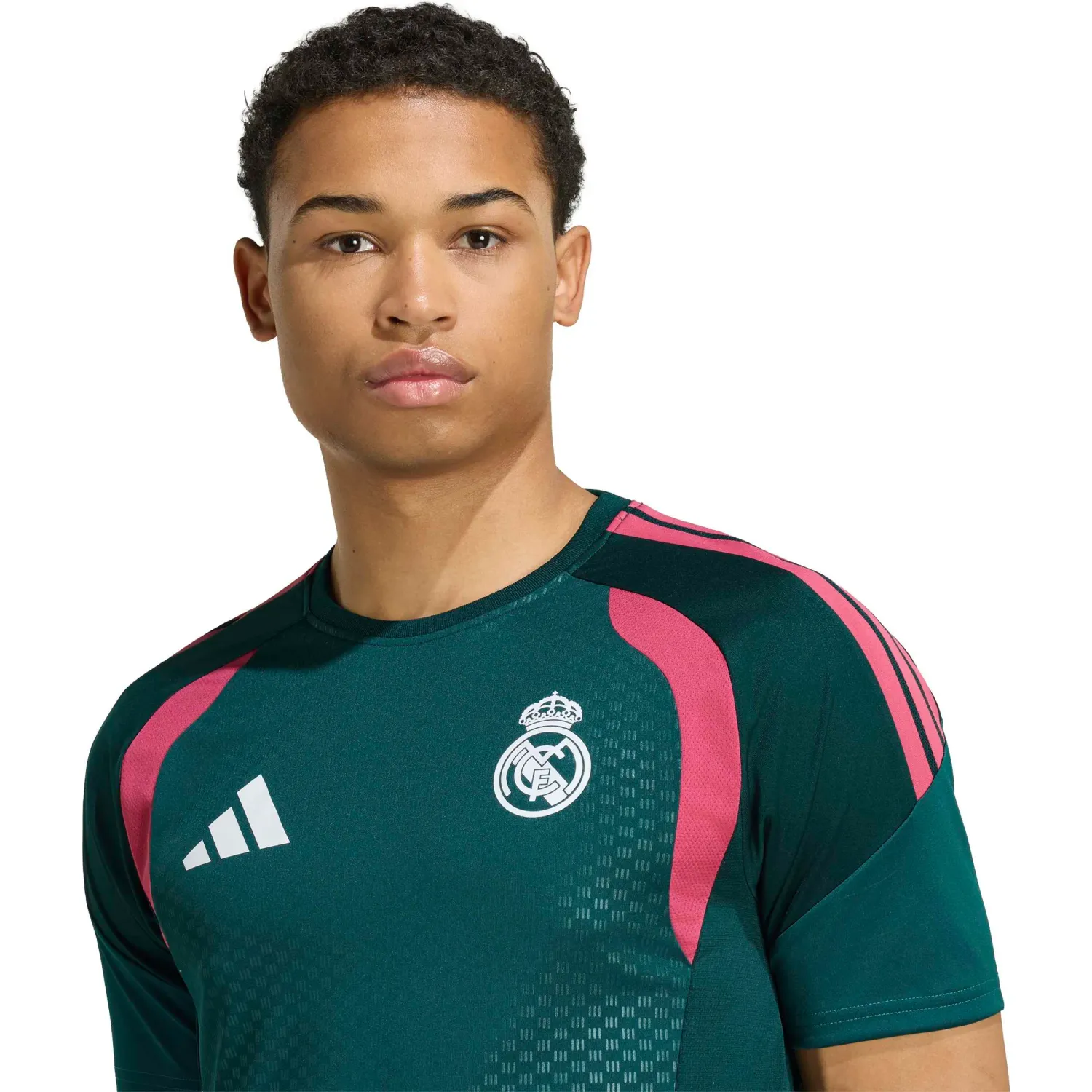 adidas Polo Adidas De Futbol Hombre Real Tr Jsy color verde | Platanitos