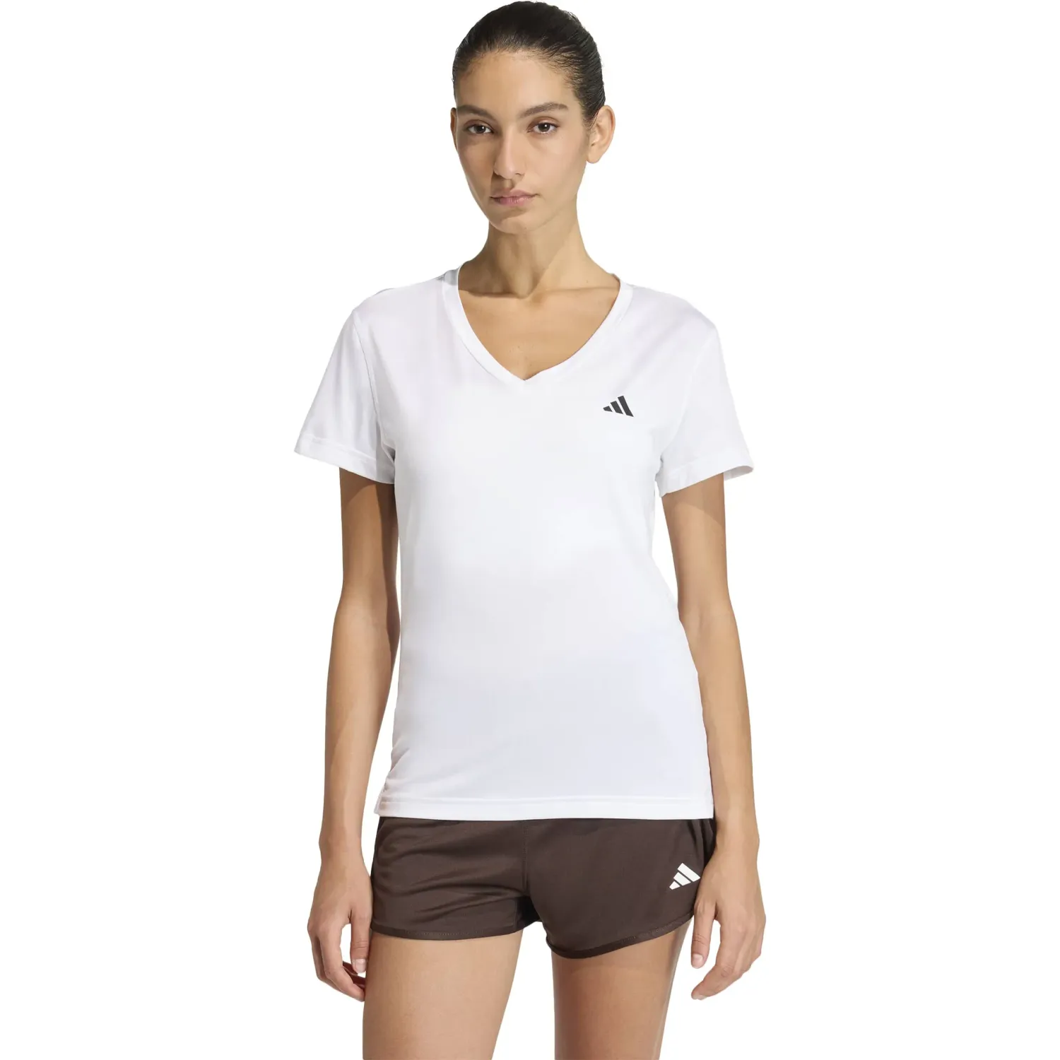 adidas Polo Adidas Training Mujer We Min V Nk Tee color blanco | Platanitos