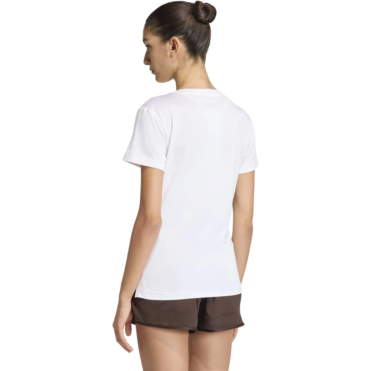 adidas Polo Adidas Training Mujer We Min V Nk Tee color blanco | Platanitos