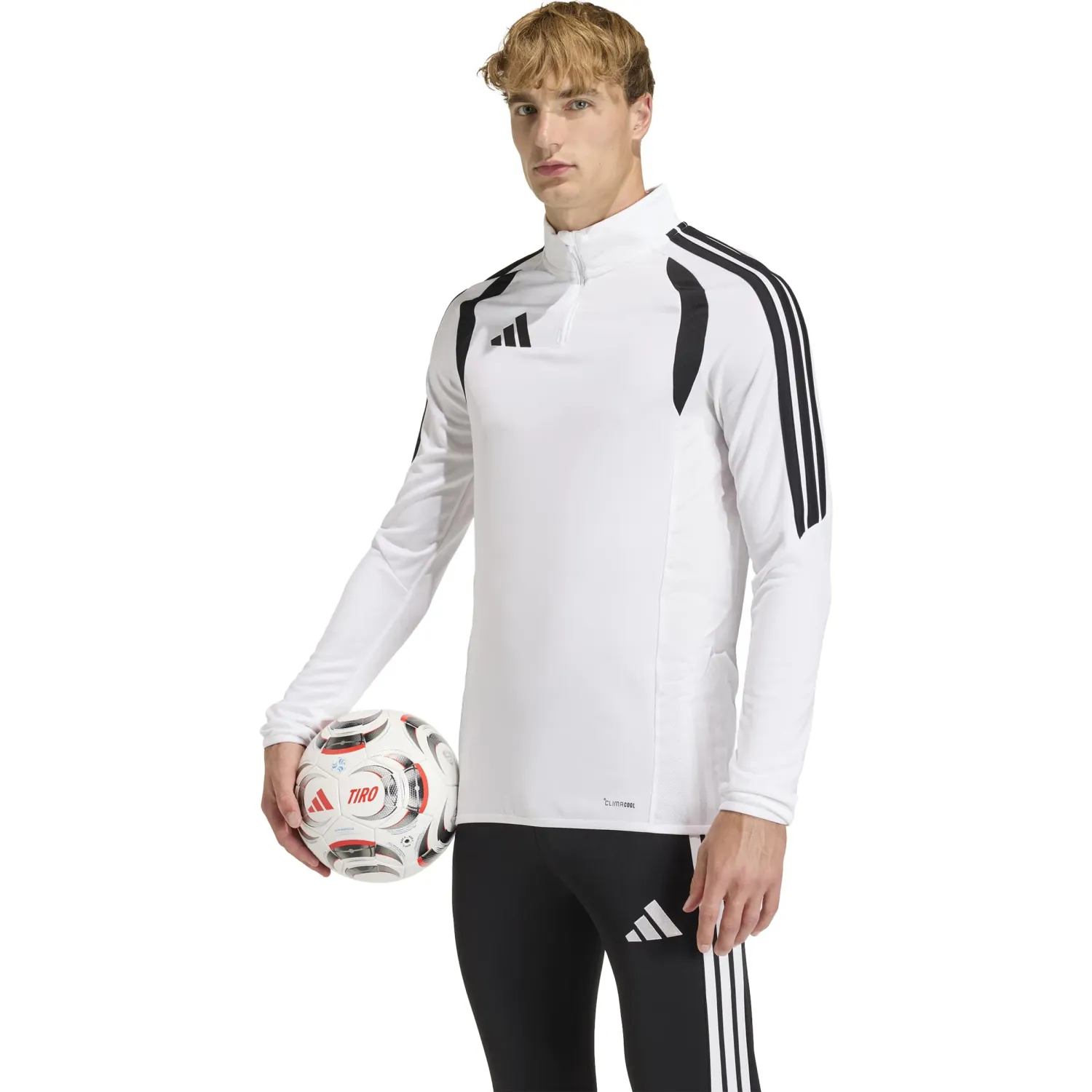 Casaca Adidas De Futbol Hombre Tiro26l Tr Top color blanco | Platanitos