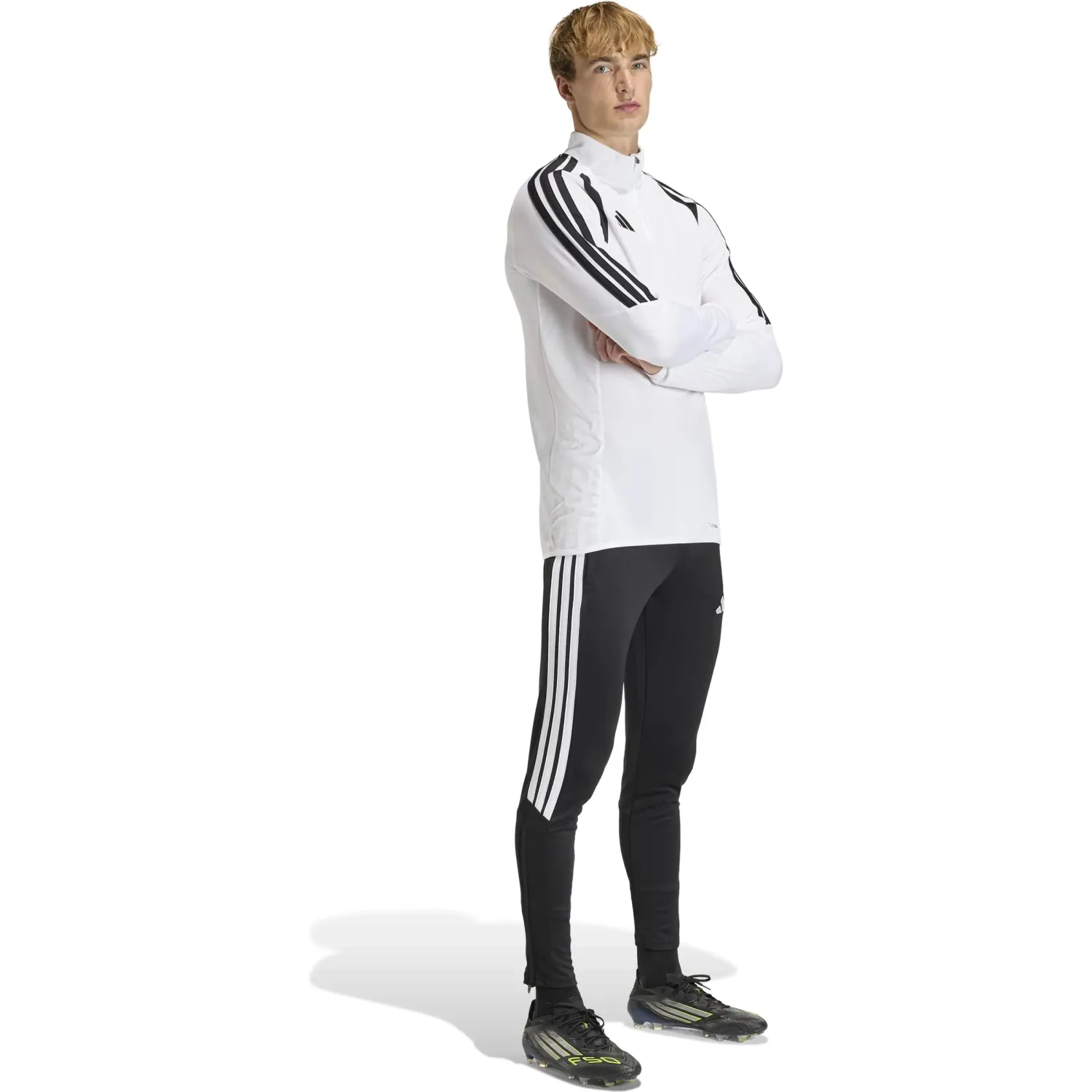 Casaca Adidas De Futbol Hombre Tiro26l Tr Top color blanco | Platanitos