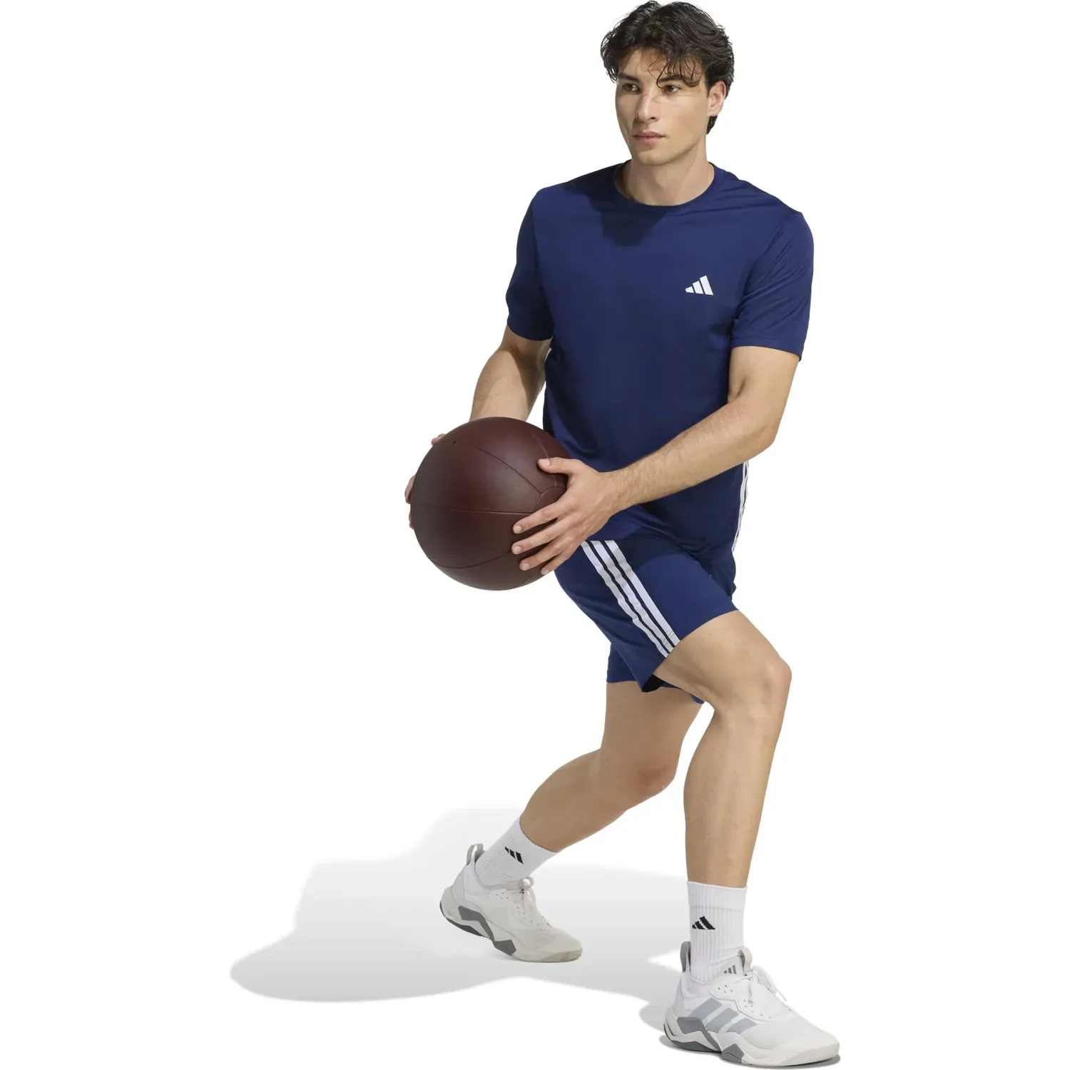 Short Adidas Training Hombre We Bas 3swv Sh color azul | Platanitos