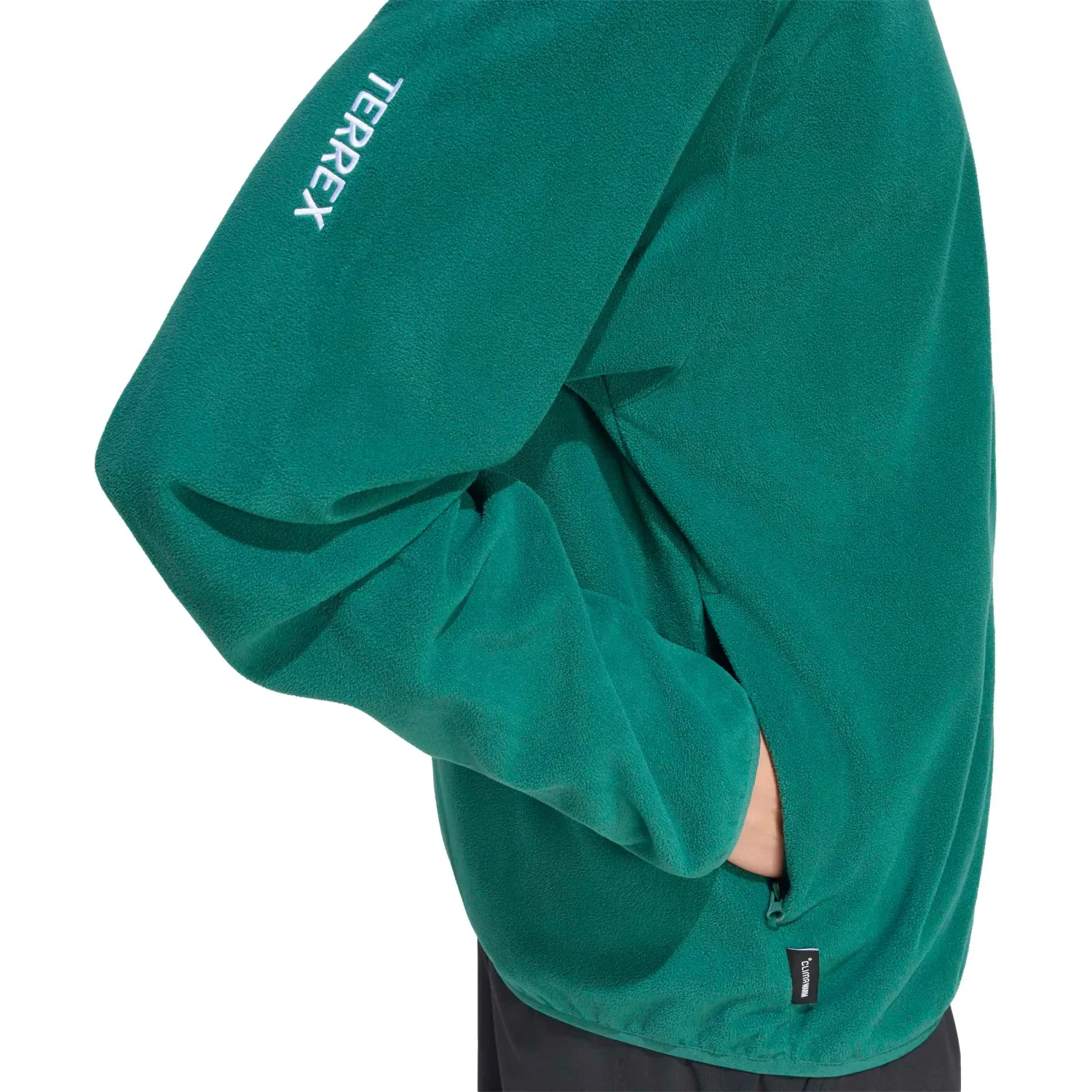Casaca Adidas Outdoor Hombre Mt Fz Fleece color verde | Platanitos