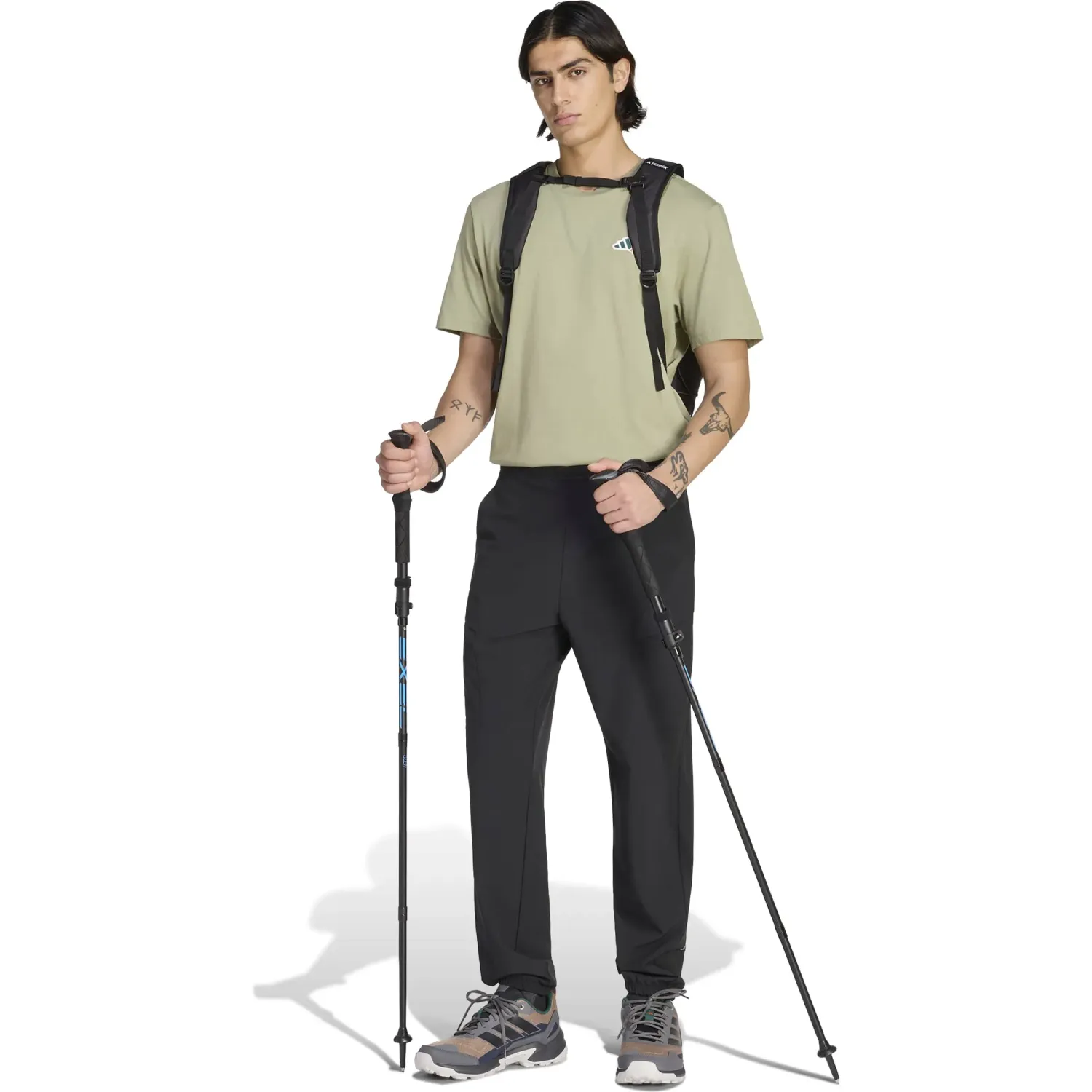 Pantalon Adidas Outdoor Hombre Mt Liteflex J color negro | Platanitos
