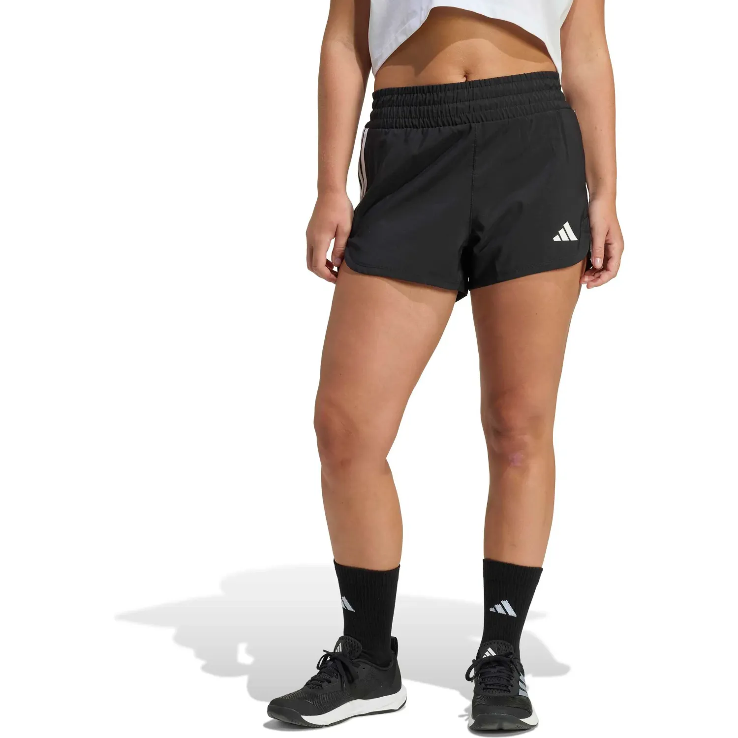 adidas Short Adidas Training Mujer Pacer High W color negro | Platanitos