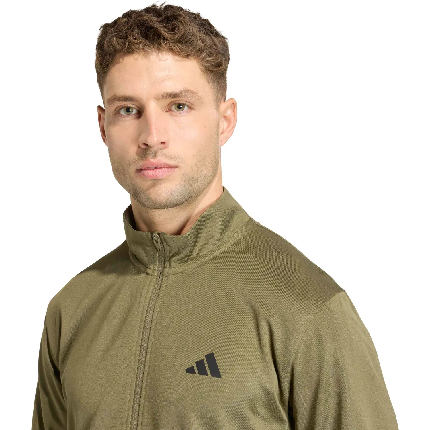 Casaca Adidas Training Hombre We Allset 3s Tt color verde olivo | Platanitos