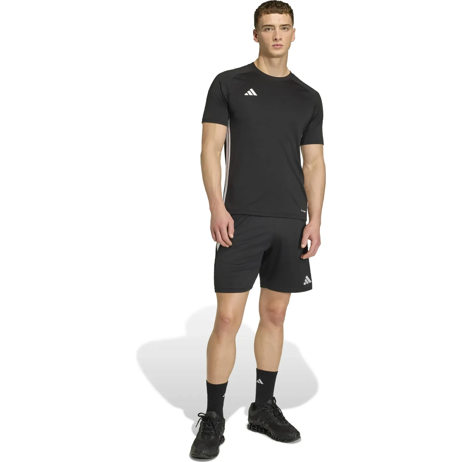 adidas Polo Adidas De Futbol Hombre Tiro Es Jsy color negro | Platanitos