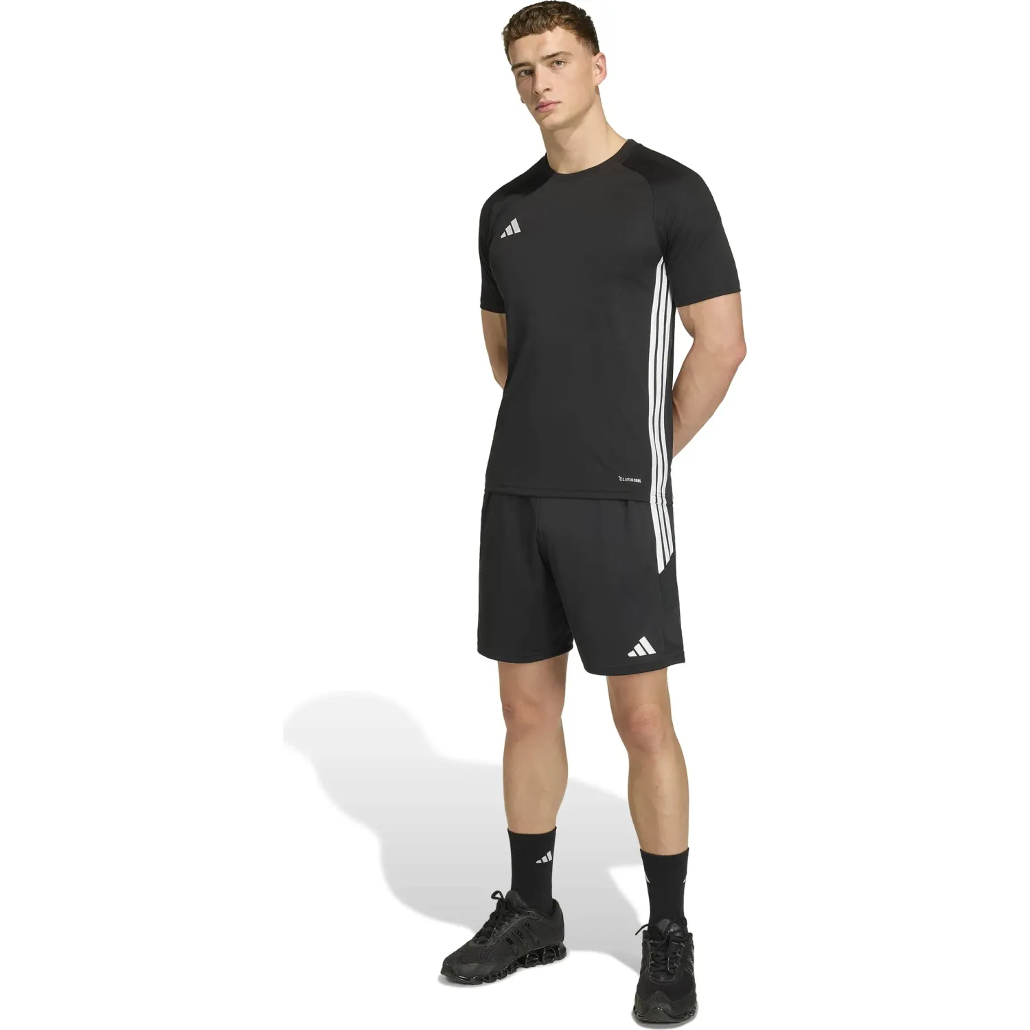 adidas Polo Adidas De Futbol Hombre Tiro Es Jsy color negro | Platanitos