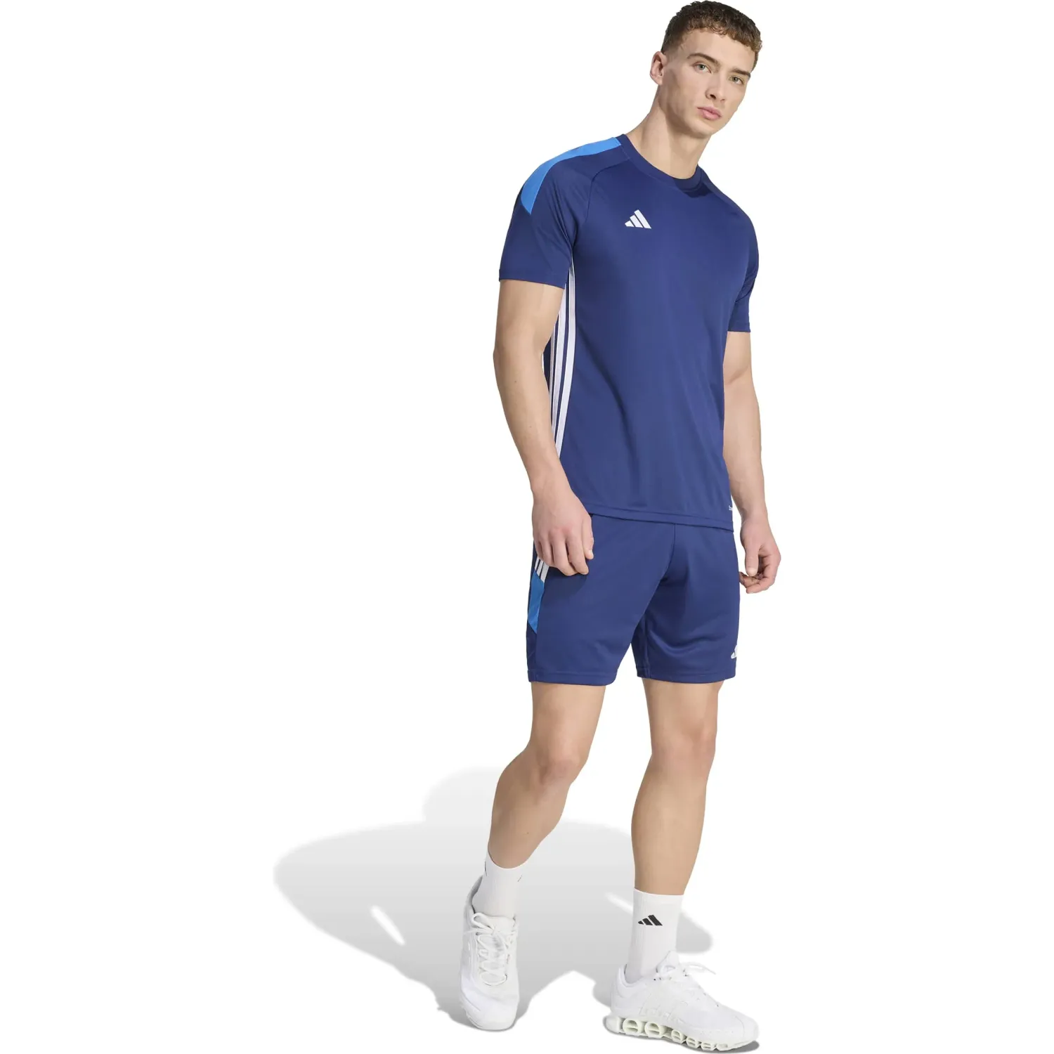 adidas Polo Adidas De Futbol Hombre Tiro Es Jsy color azul | Platanitos