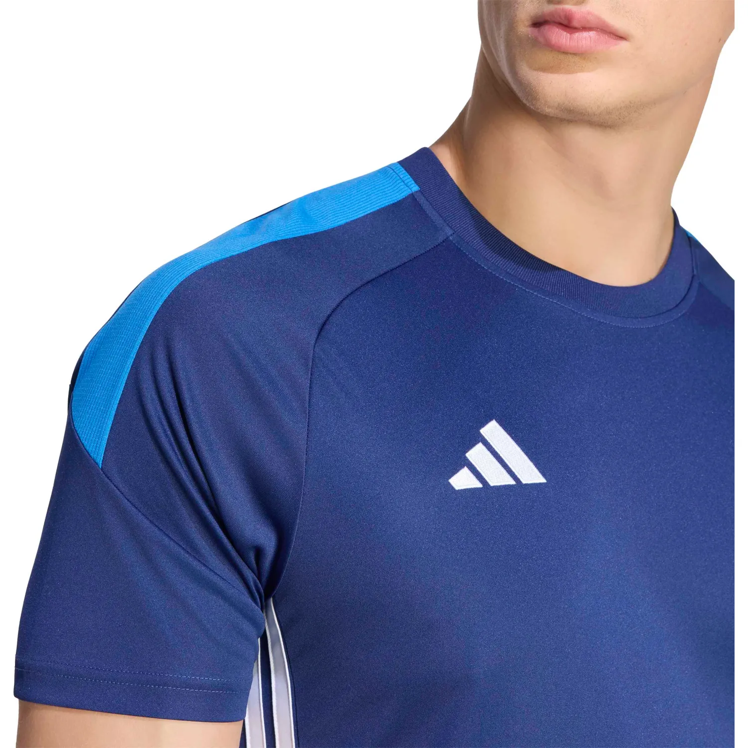 adidas Polo Adidas De Futbol Hombre Tiro Es Jsy color azul | Platanitos