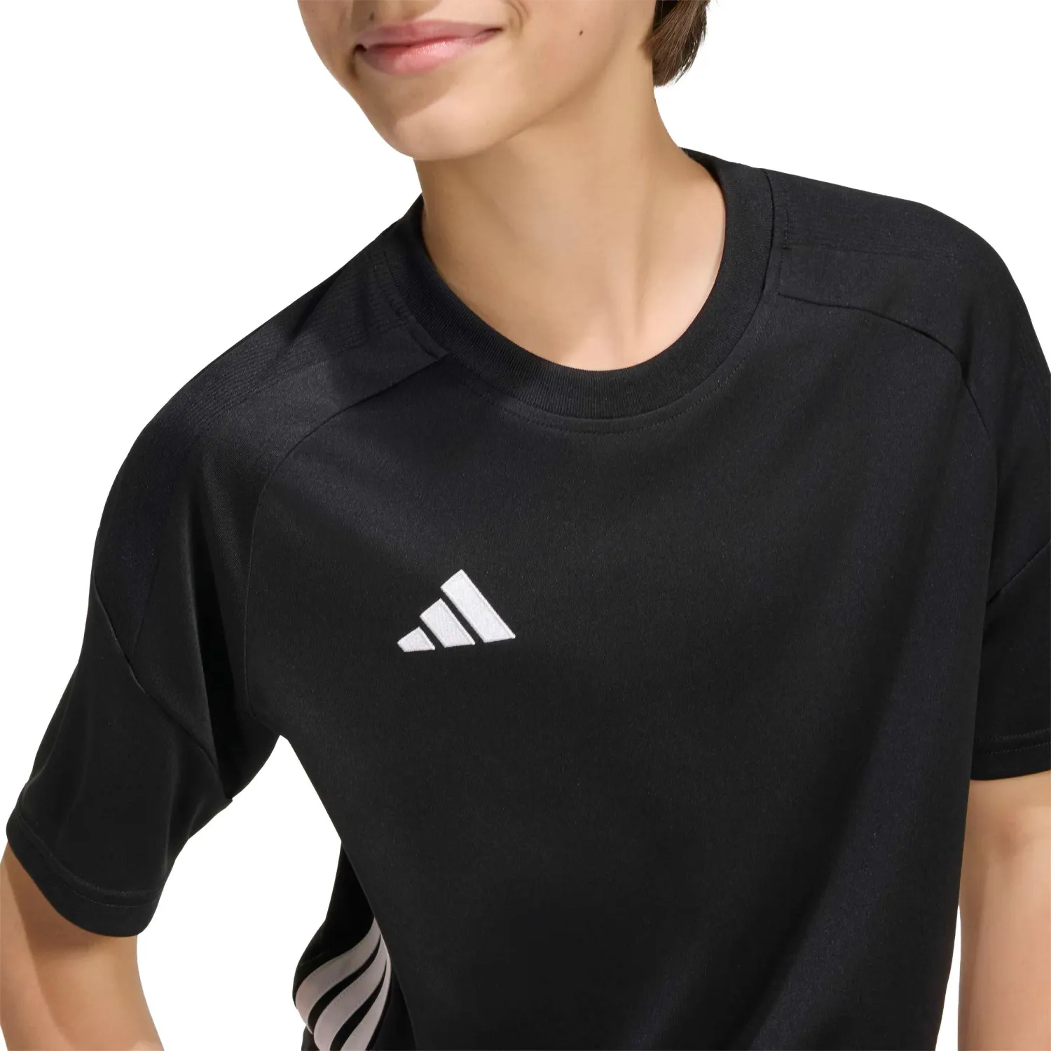 adidas Polo Adidas De Futbol Niños Tiro Es Jsy Y color negro | Platanitos