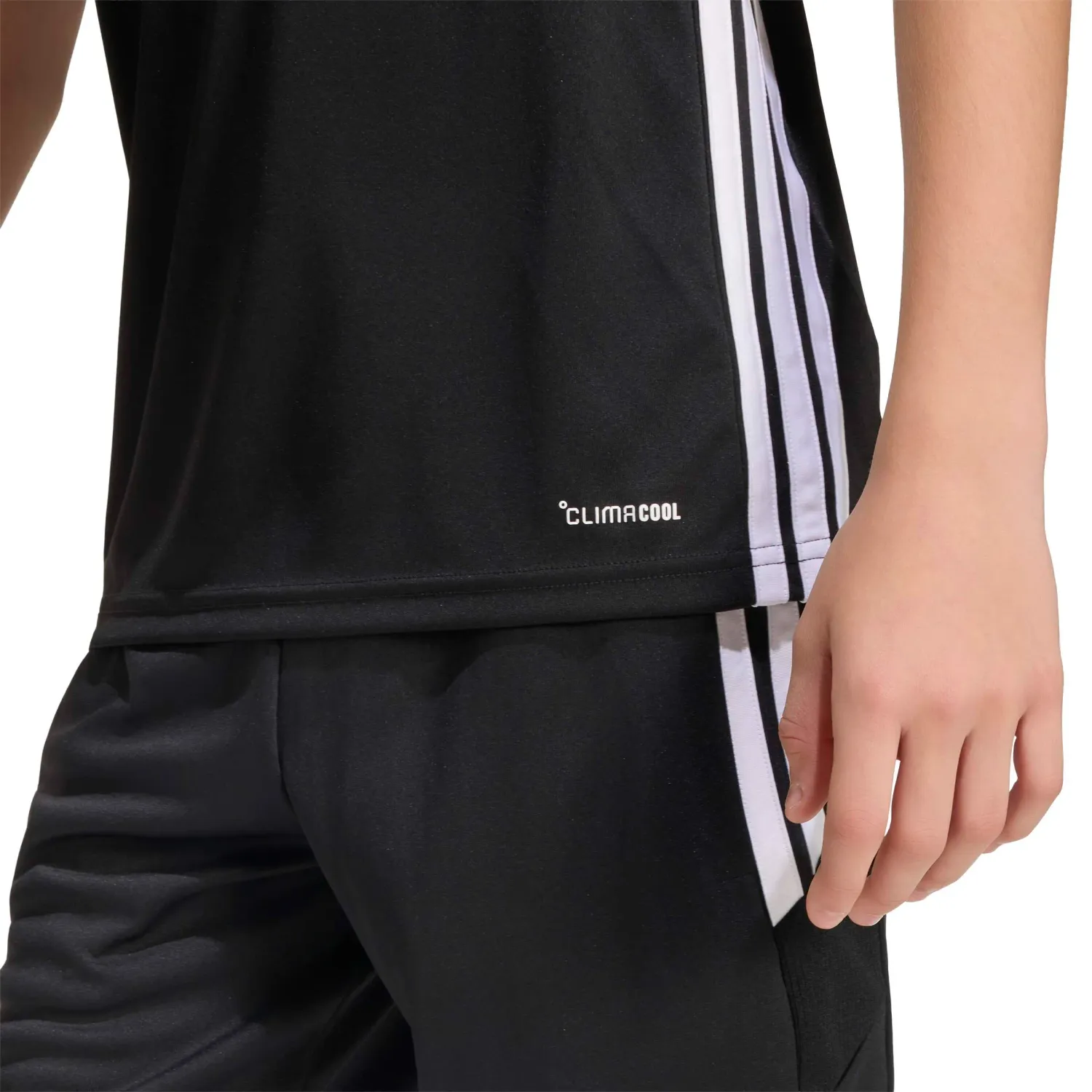 adidas Polo Adidas De Futbol Niños Tiro Es Jsy Y color negro | Platanitos