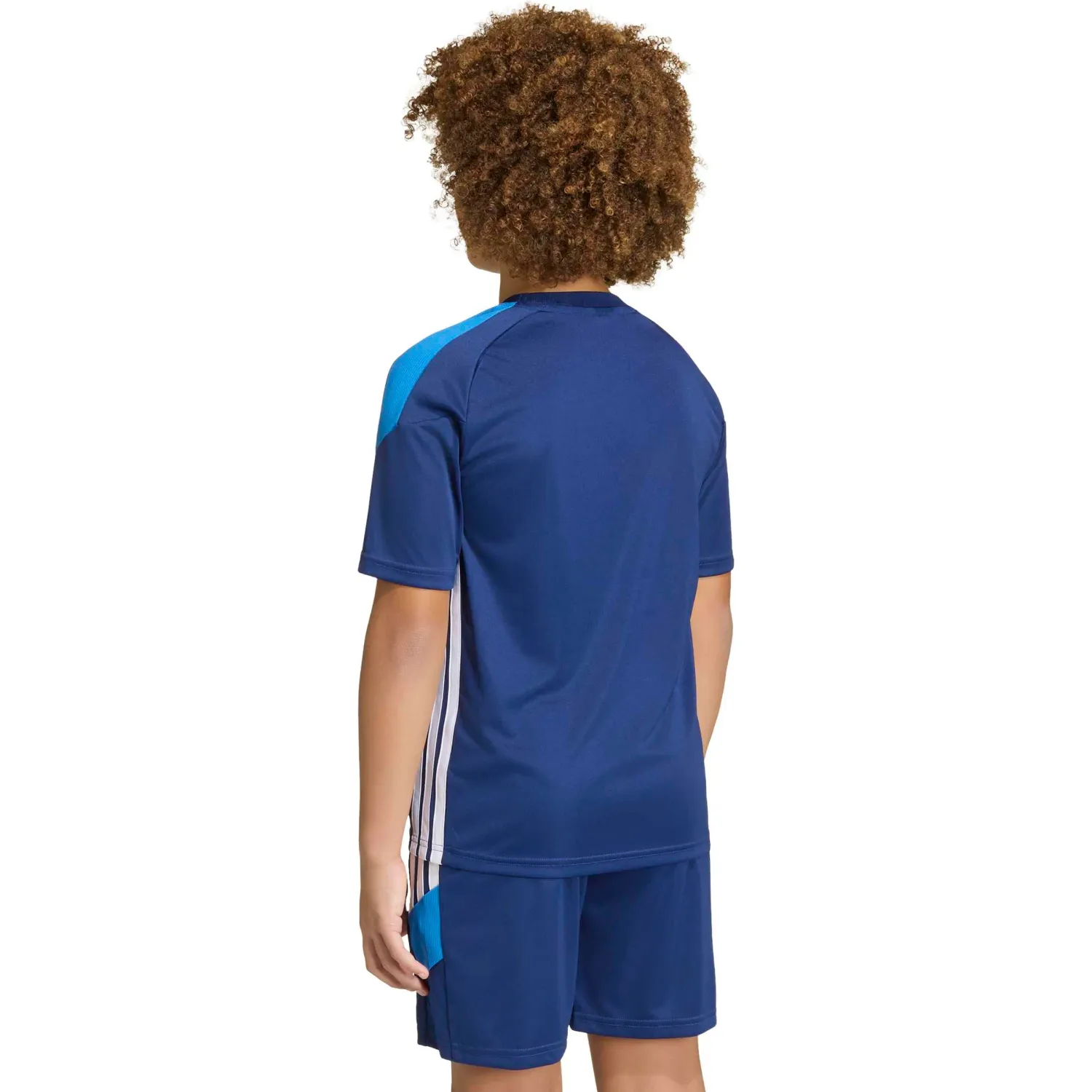 adidas Polo Adidas De Futbol Niños Tiro Es Jsy Y color azul | Platanitos