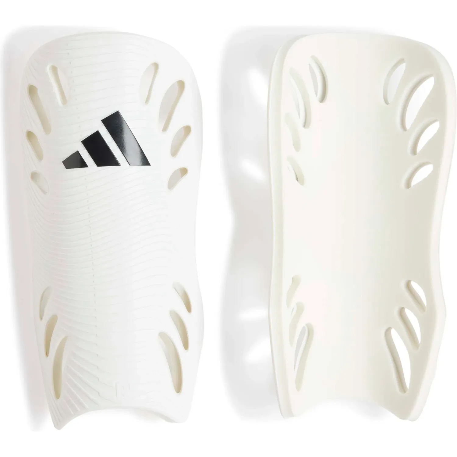 Canilleras Adidas De Futbol Unisex Adiflex Sg color blanco | Platanitos