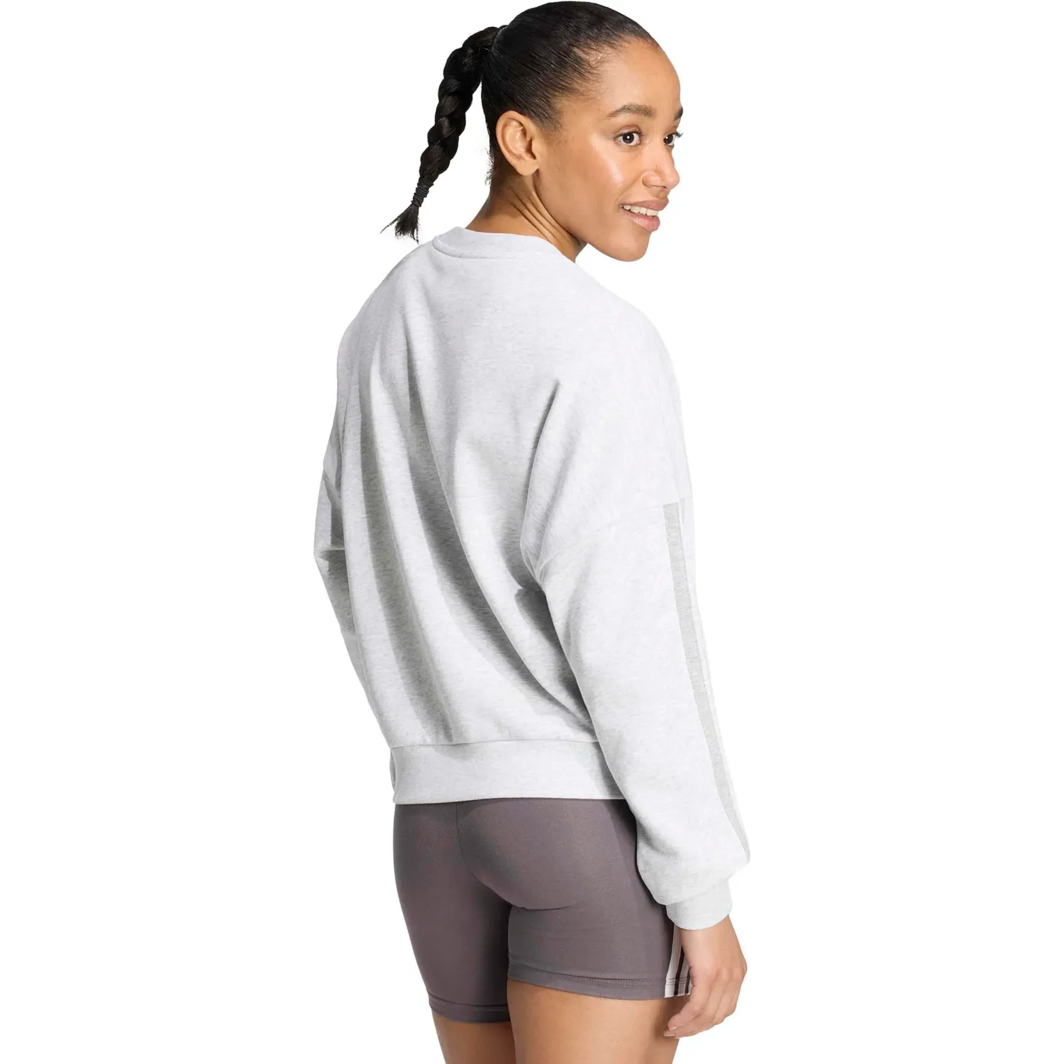 adidas Polera Adidas Deportivo Mujer W 3s Ft Swt color gris | Platanitos