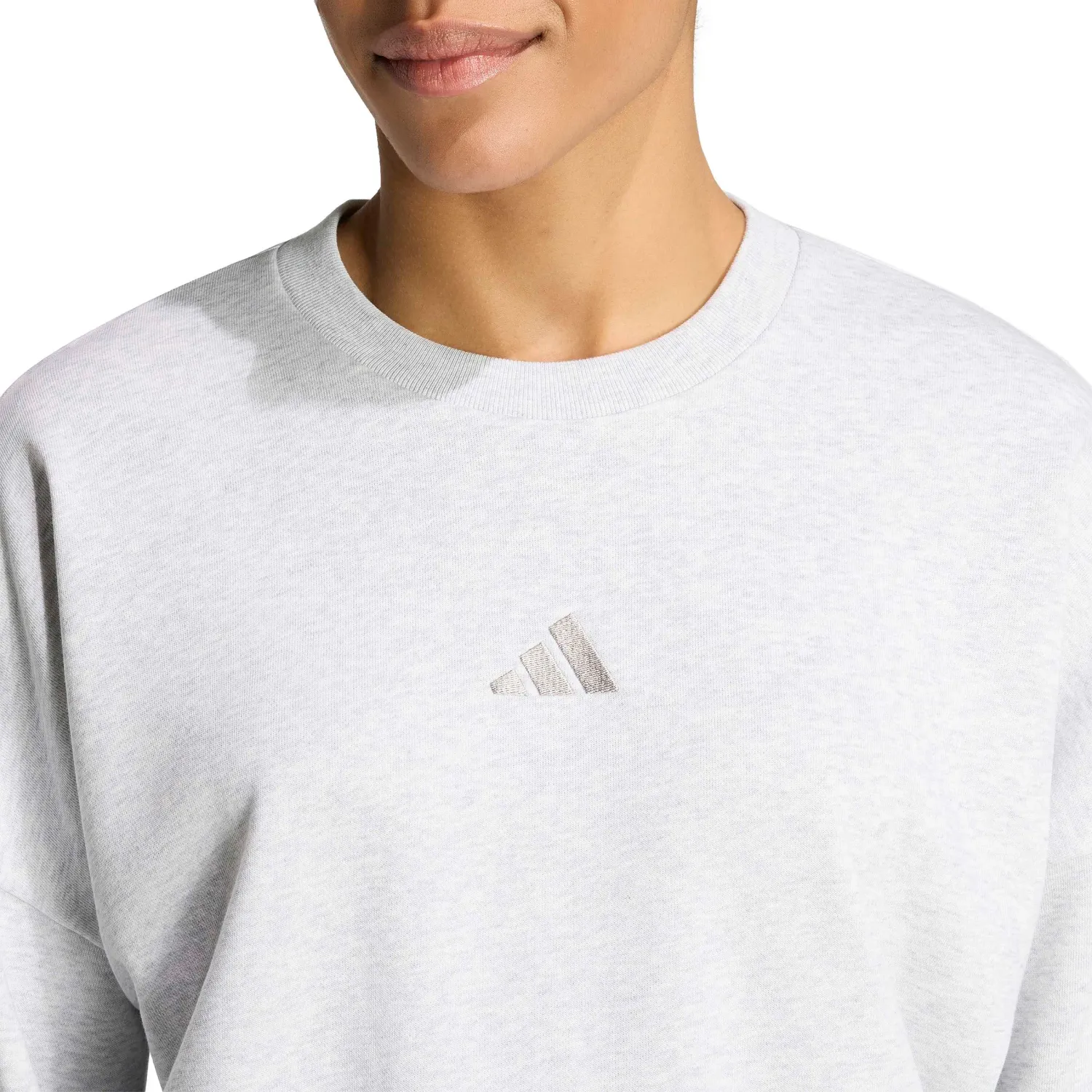 adidas Polera Adidas Deportivo Mujer W 3s Ft Swt color gris | Platanitos