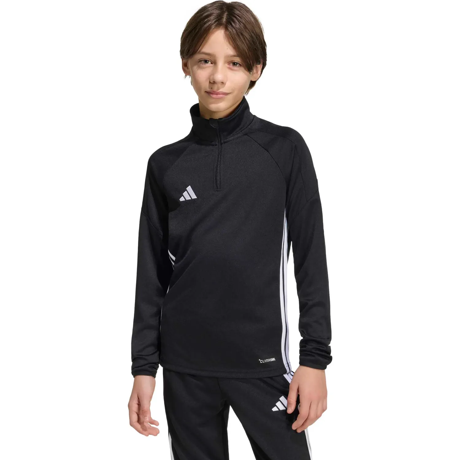 adidas Casaca Adidas De Futbol Niños Tiro Es Top Y color negro | Platanitos