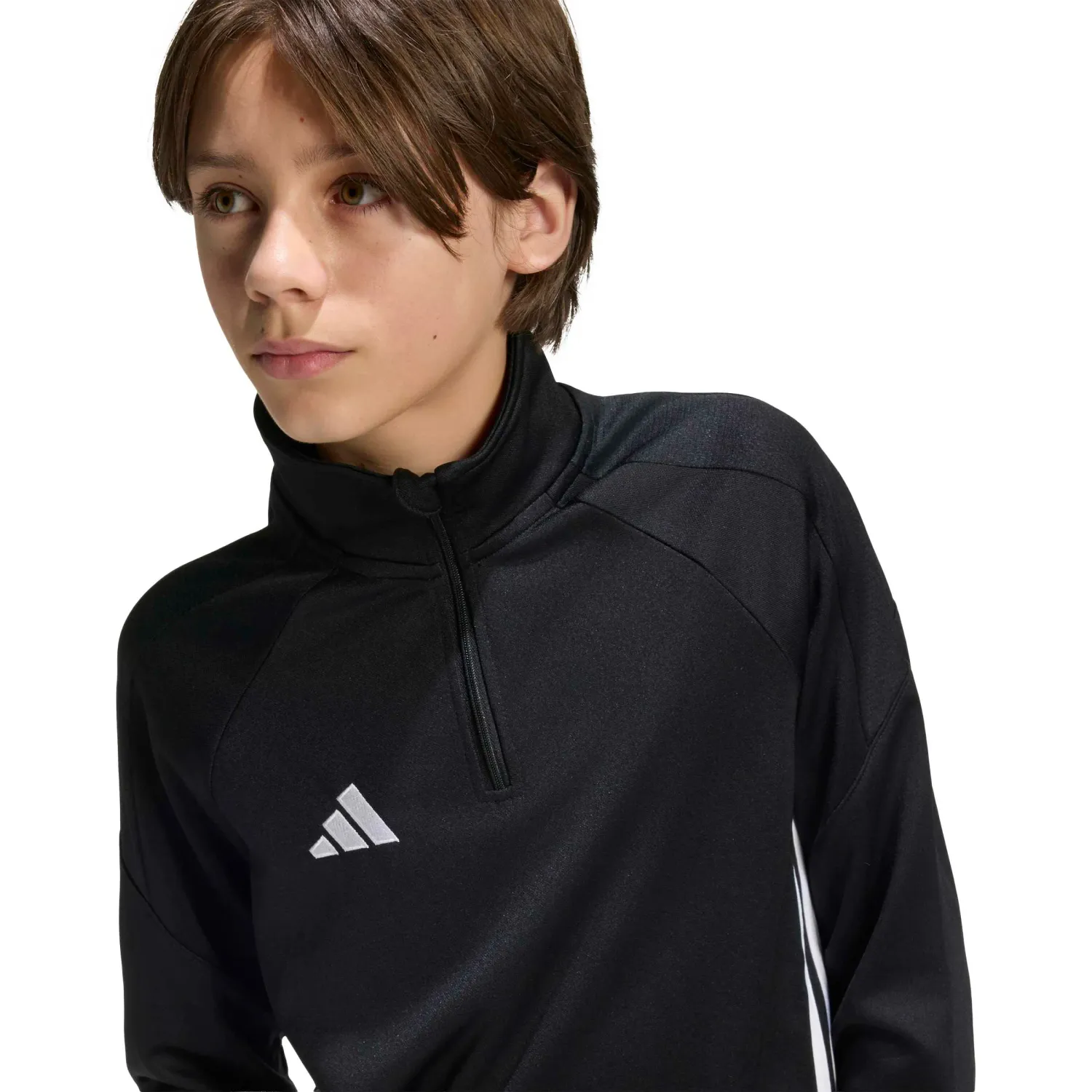 adidas Casaca Adidas De Futbol Niños Tiro Es Top Y color negro | Platanitos