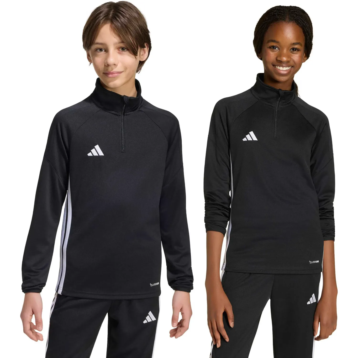 adidas Casaca Adidas De Futbol Niños Tiro Es Top Y color negro | Platanitos