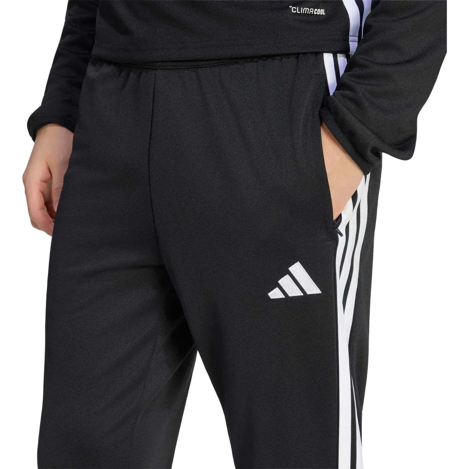 Pantalon Adidas De Futbol Hombre Tiro Es Pnt color negro | Platanitos
