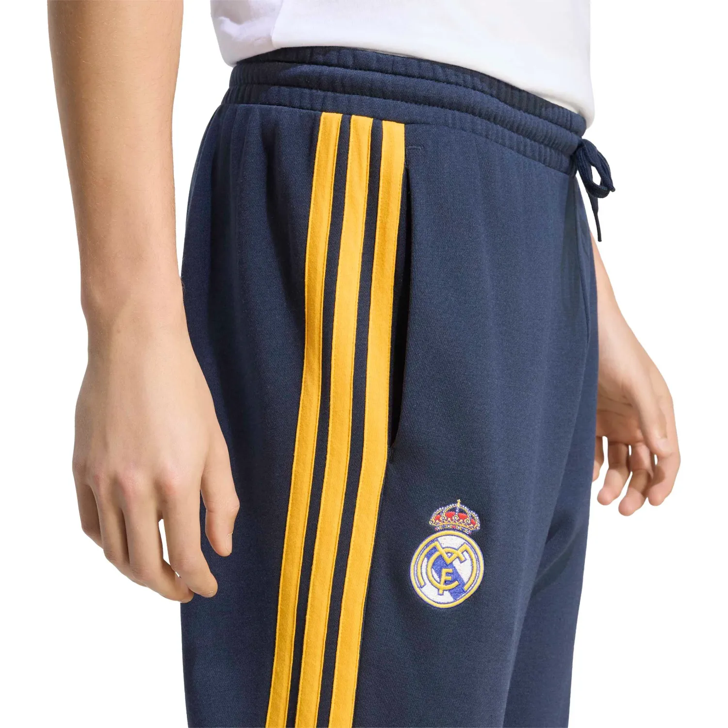 Pantalon Adidas De Futbol Hombre Real Dna Pnt color navy | Platanitos
