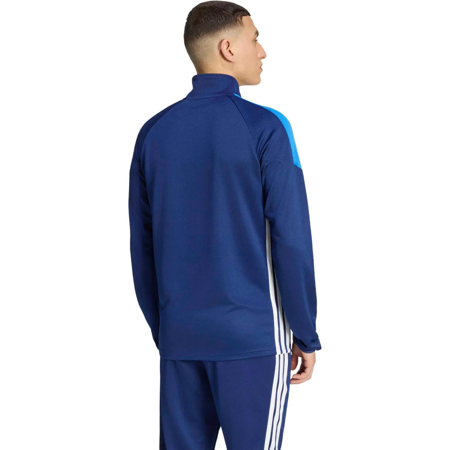 Casaca Adidas De Futbol Hombre Tiro Es Top color azul | Platanitos
