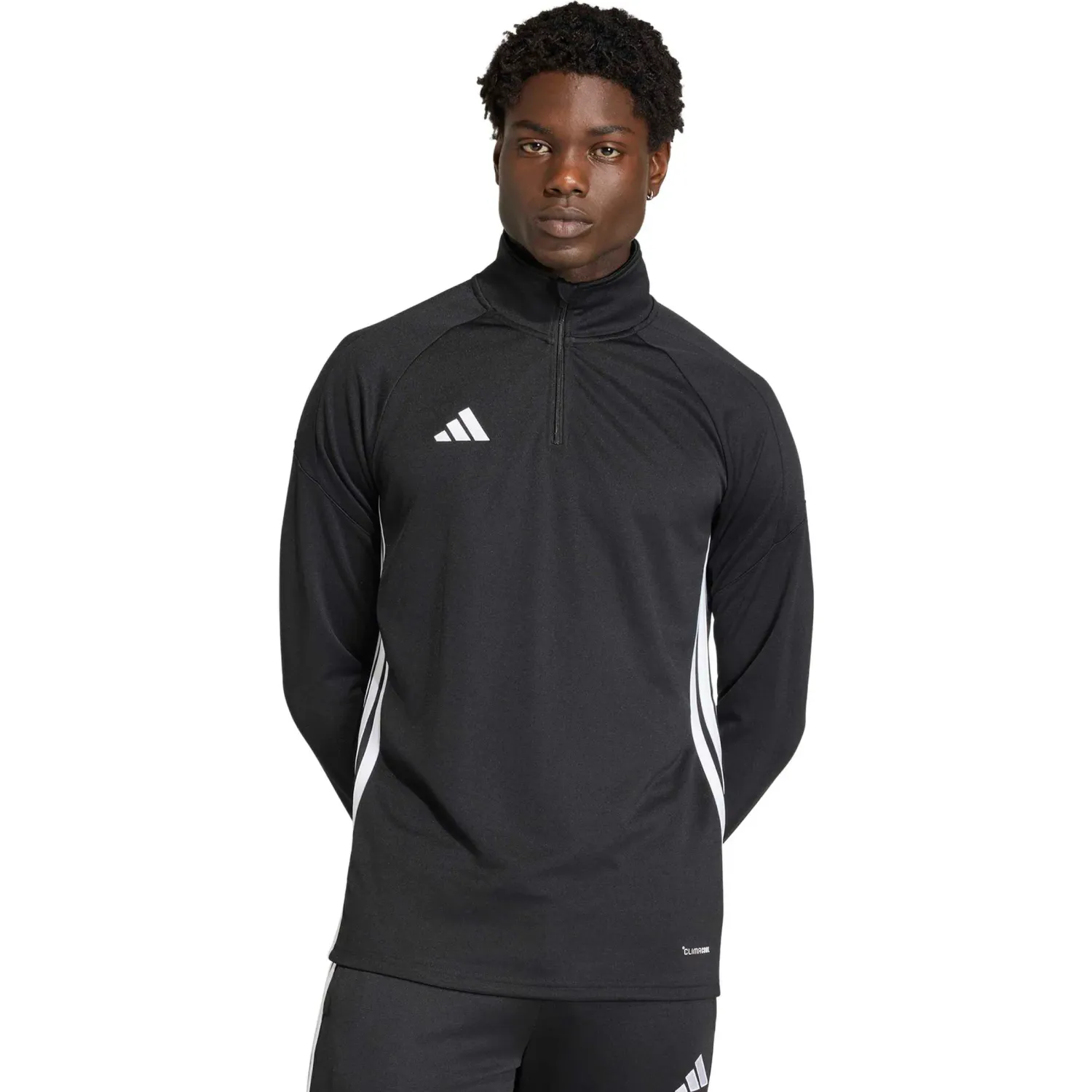 Casaca Adidas De Futbol Hombre Tiro Es Top color negro | Platanitos